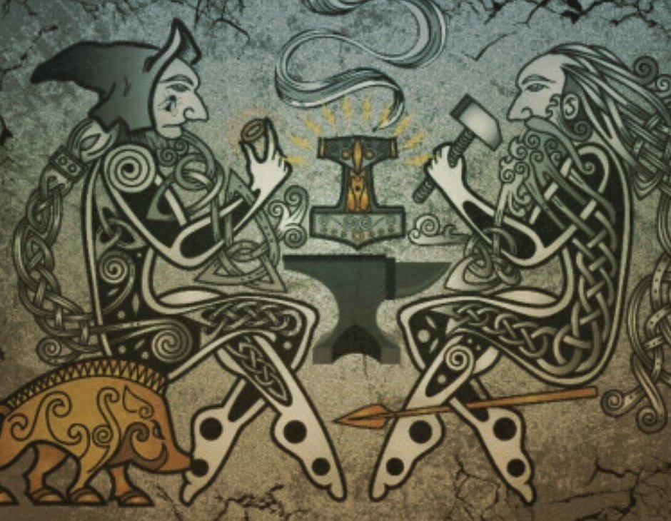 How Thor's Hammer - Mjolnir was Created - Viking Dragon Blogs