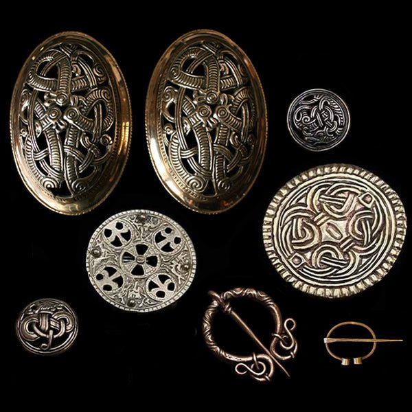 Bronze Viking Brooches - Viking Dragon / Jelling Dragon