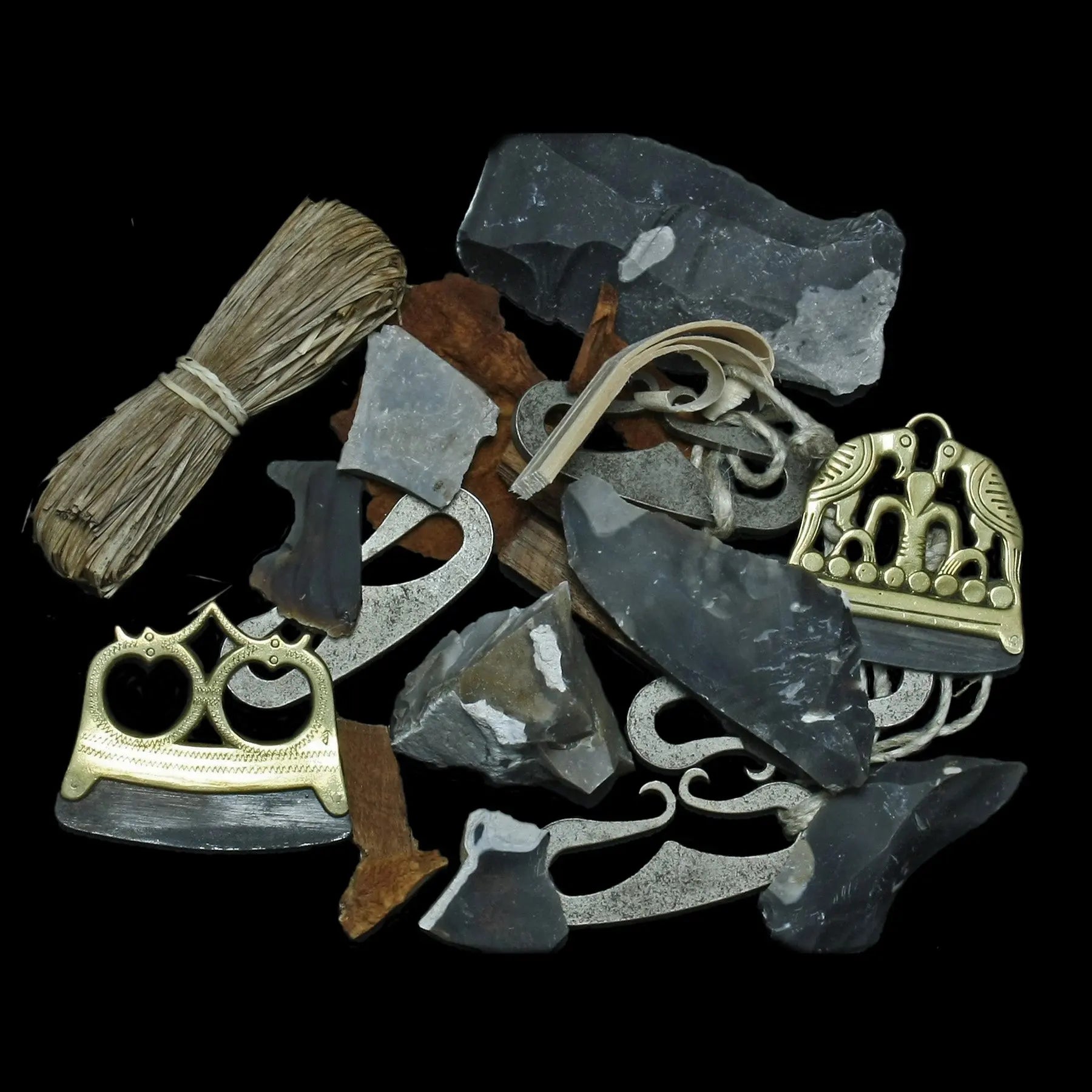 Fire Steels & Fire Lighting Supplies / Tinder Kits - Viking Accessories - The Viking Dragon