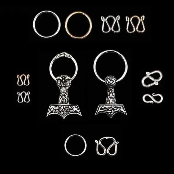 Jewelry Clasps - Viking Dragon / Jelling Dragon