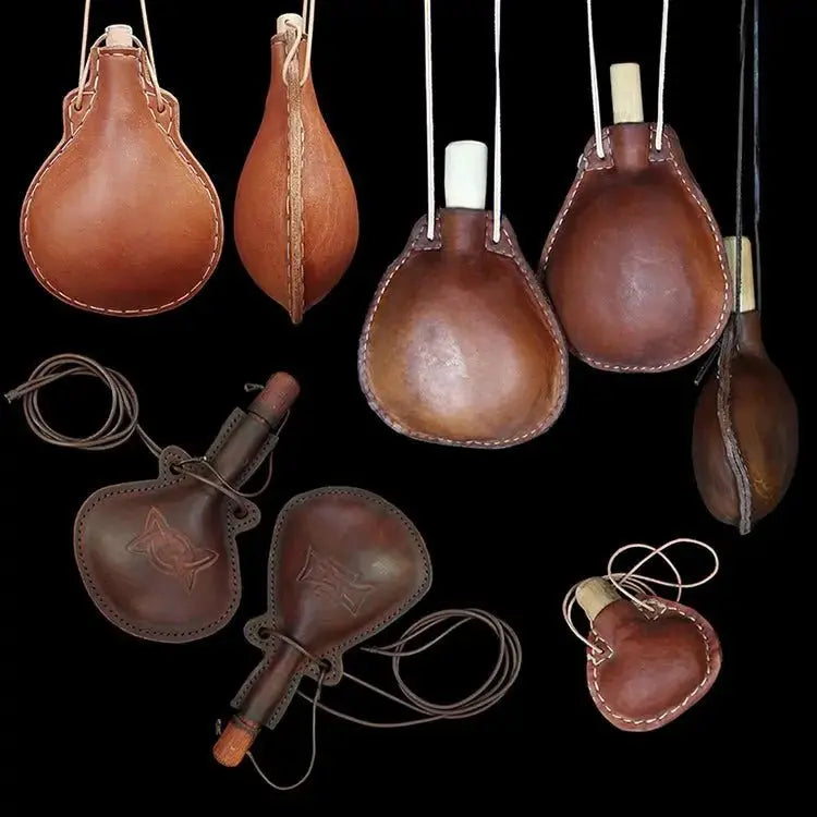 Leather Water Bottles - Viking Dragon / Jelling Dragon