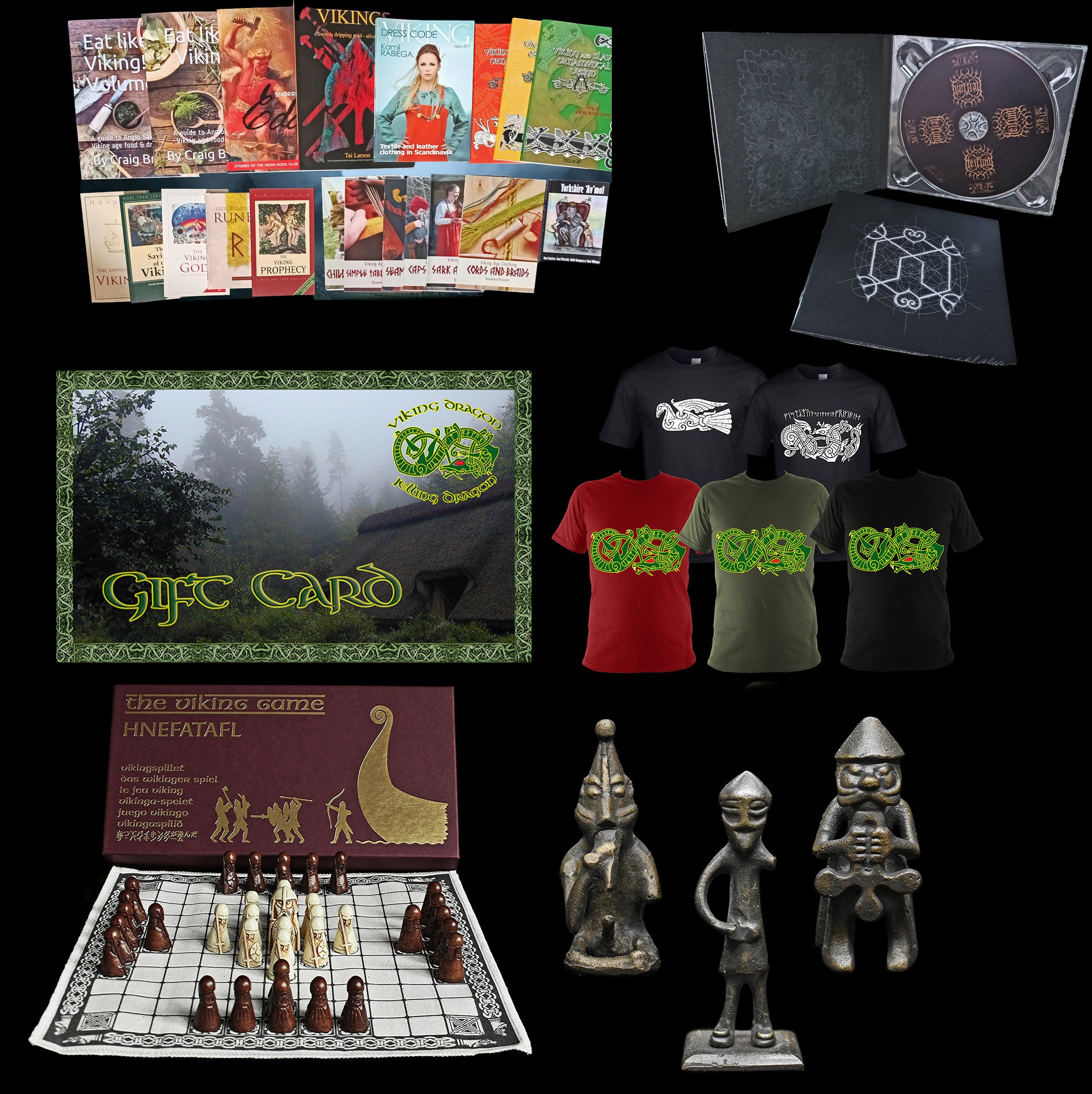 Viking Gifts and Media from The Viking Dragon Collections