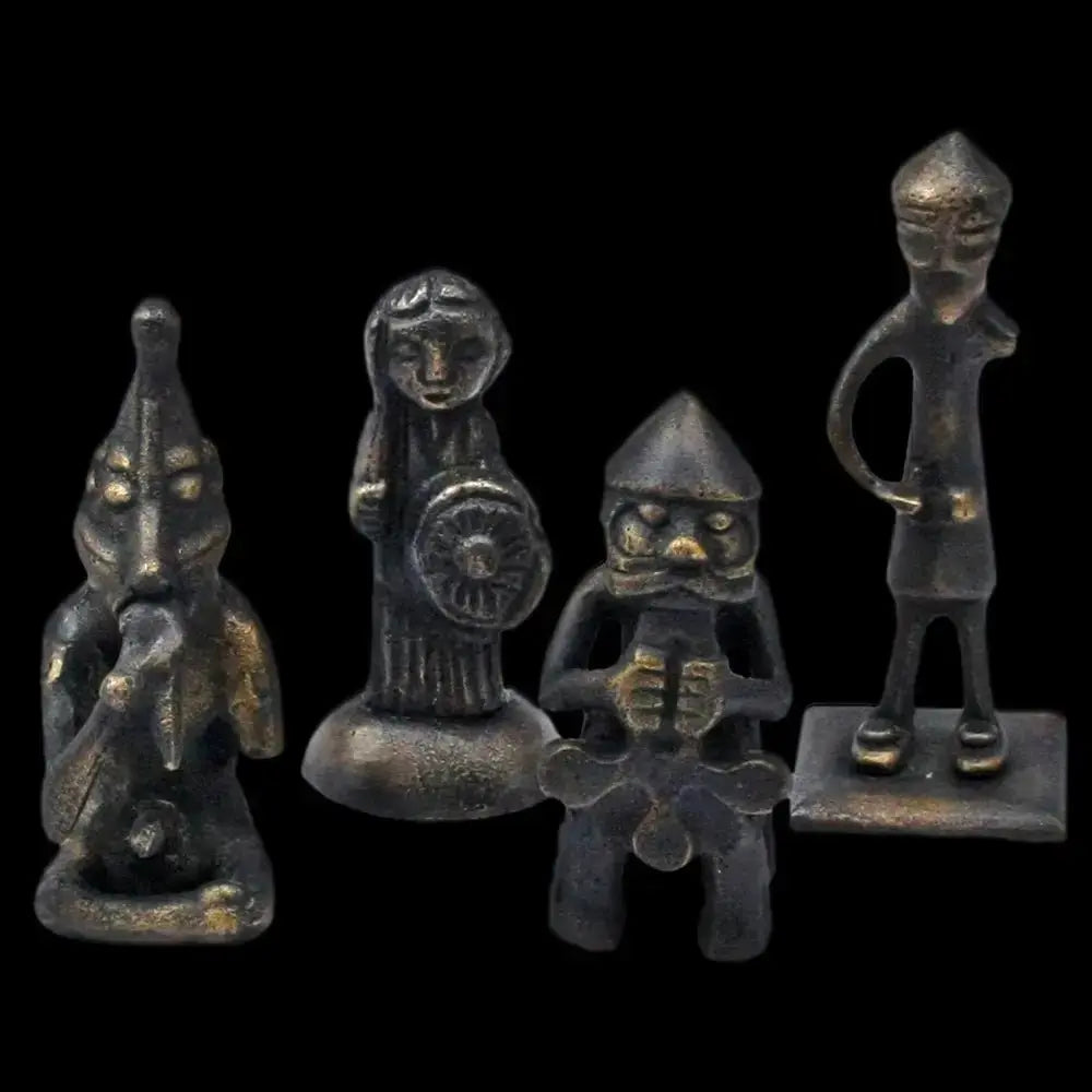 Norse God & Mythical Being Statues from the Viking Dragon / Jelling Dragon