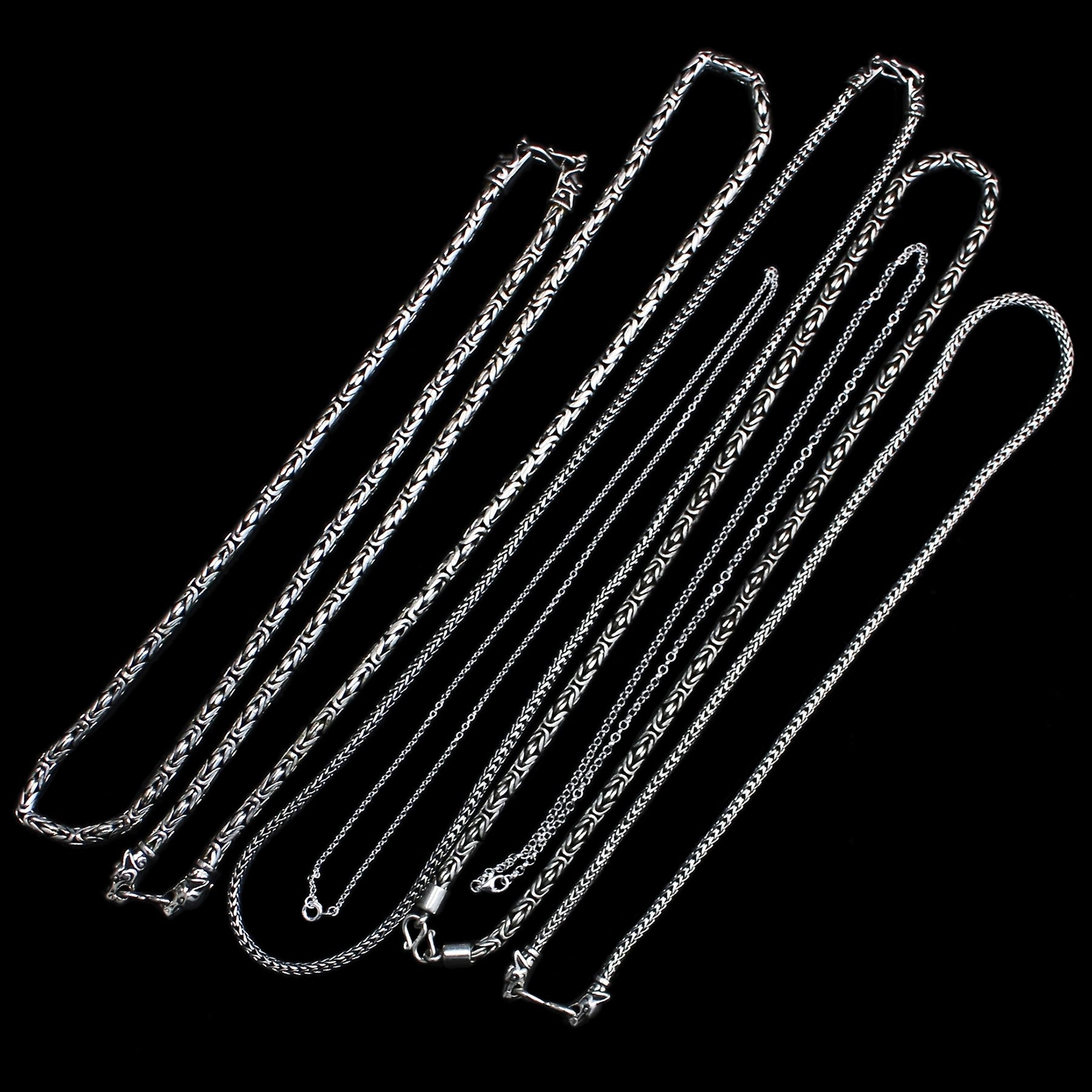 Handmade Silver Viking Chains - Viking Jewelry