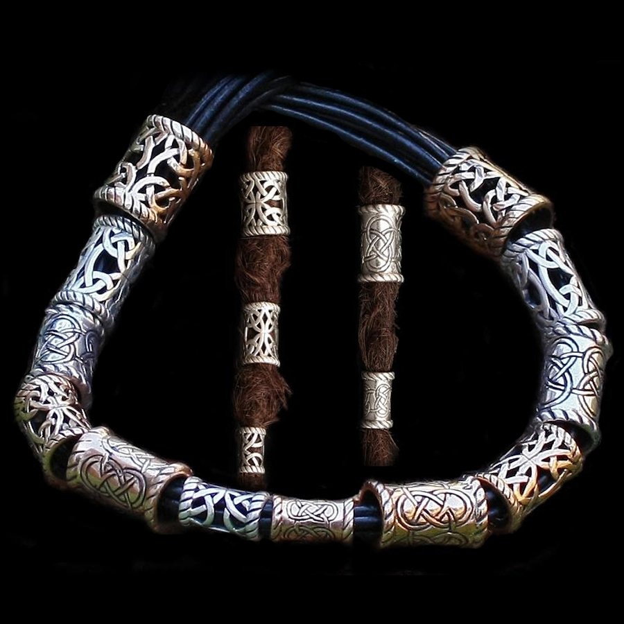 Viking Beard Rings - Viking Dragon / Jelling Dragon