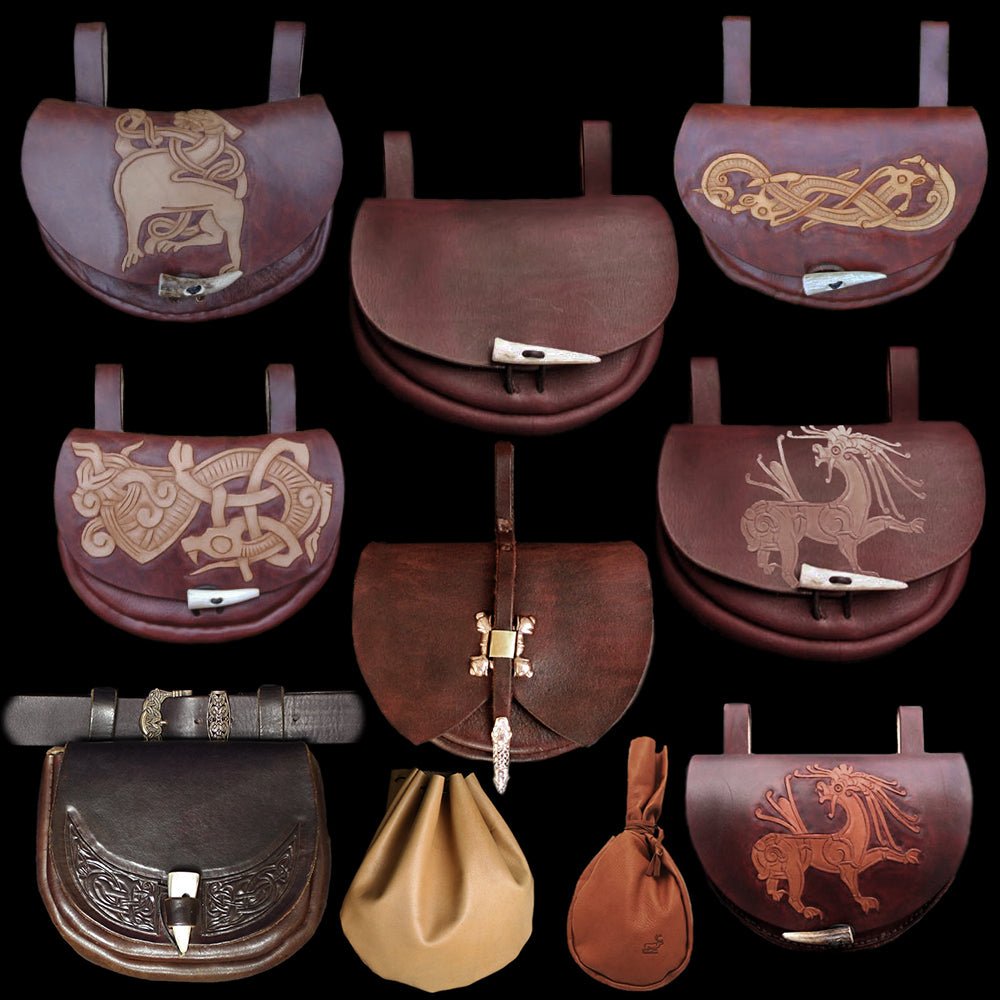 Viking Pouches and Bags - Viking Dragon / Jelling Dragon