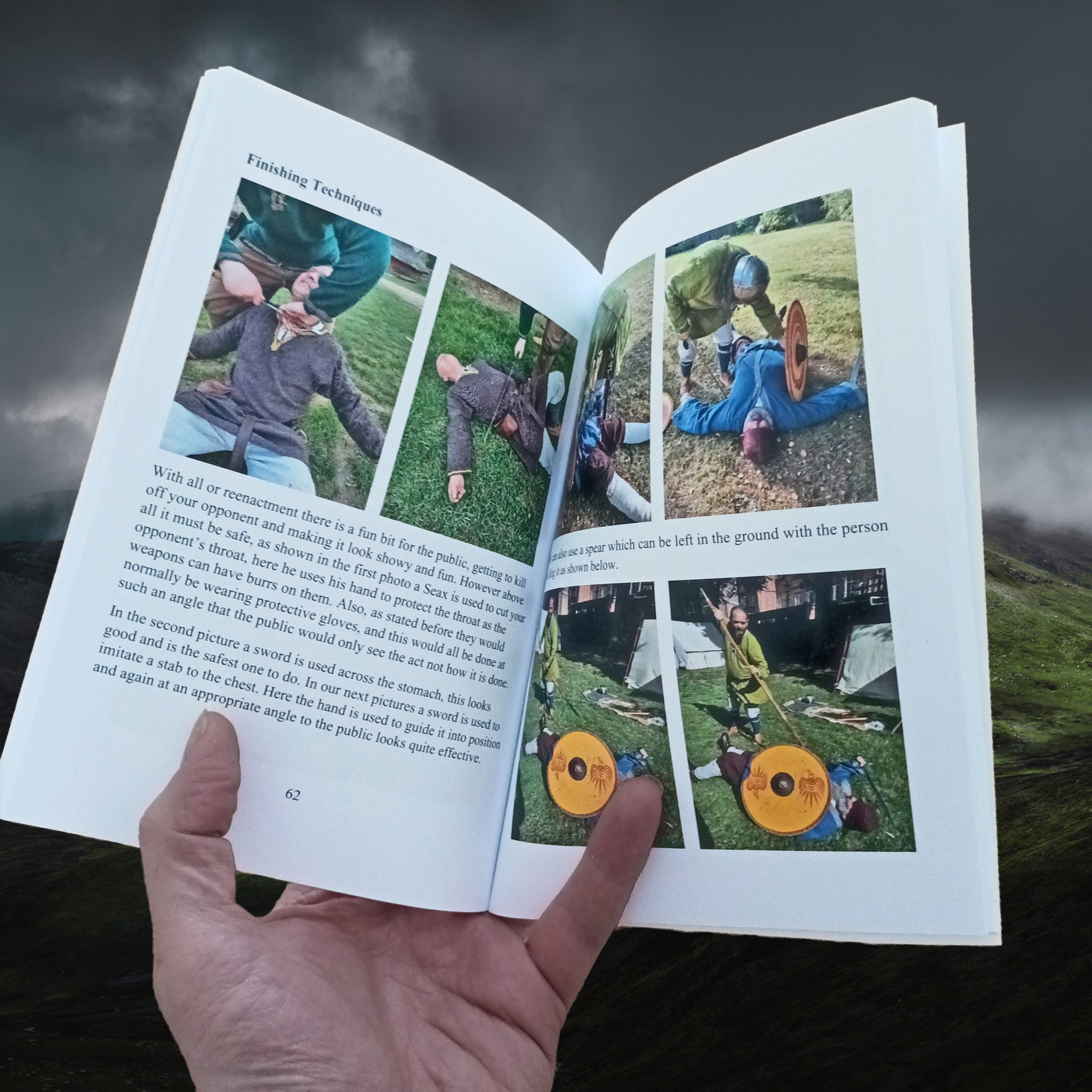 Dark Age Combat For Reenactors - Book - Paul Sykes - Inside Pages with Photographs