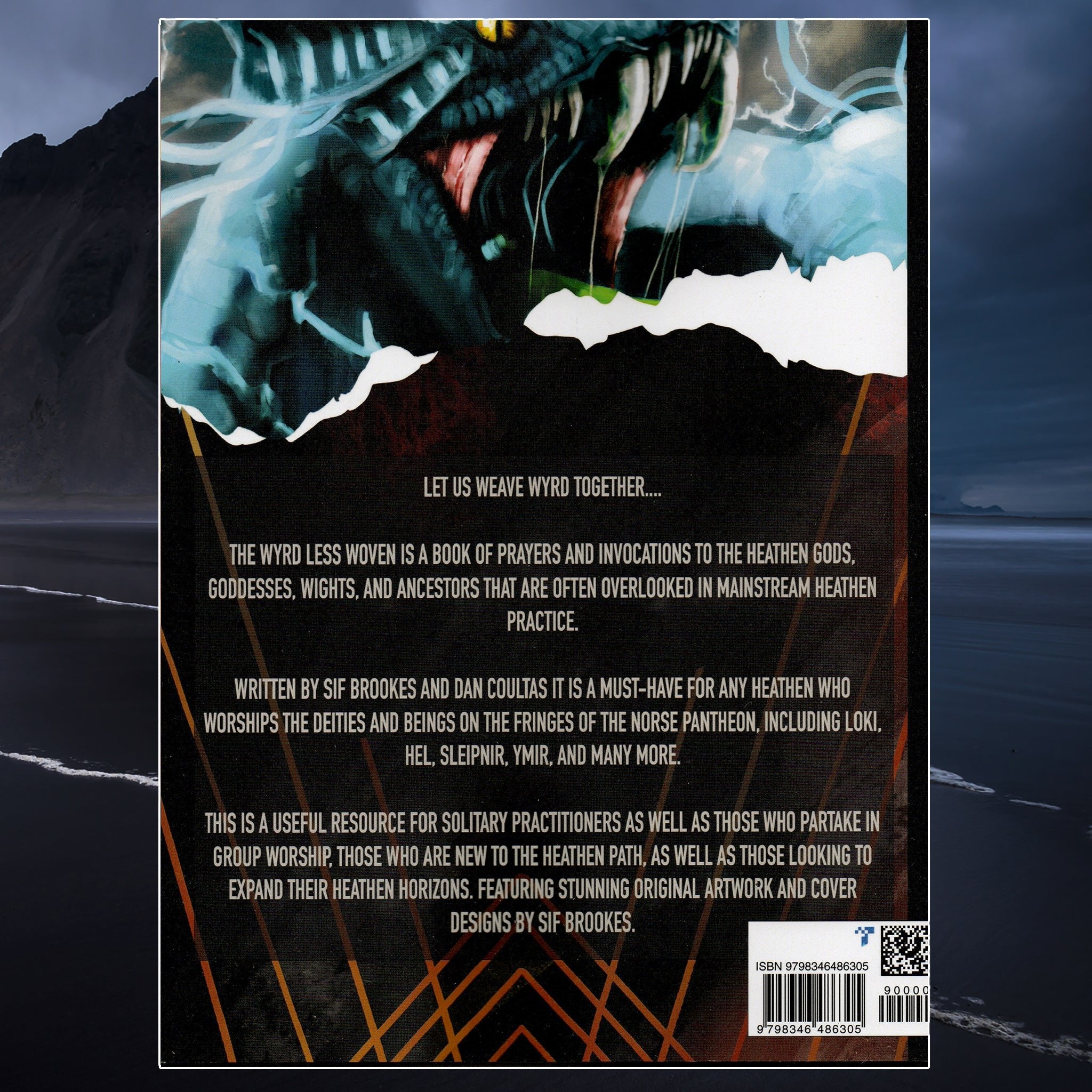 The Wyrd Less Woven Book - By Dan Coultas & Sif Brookes - Back Cover