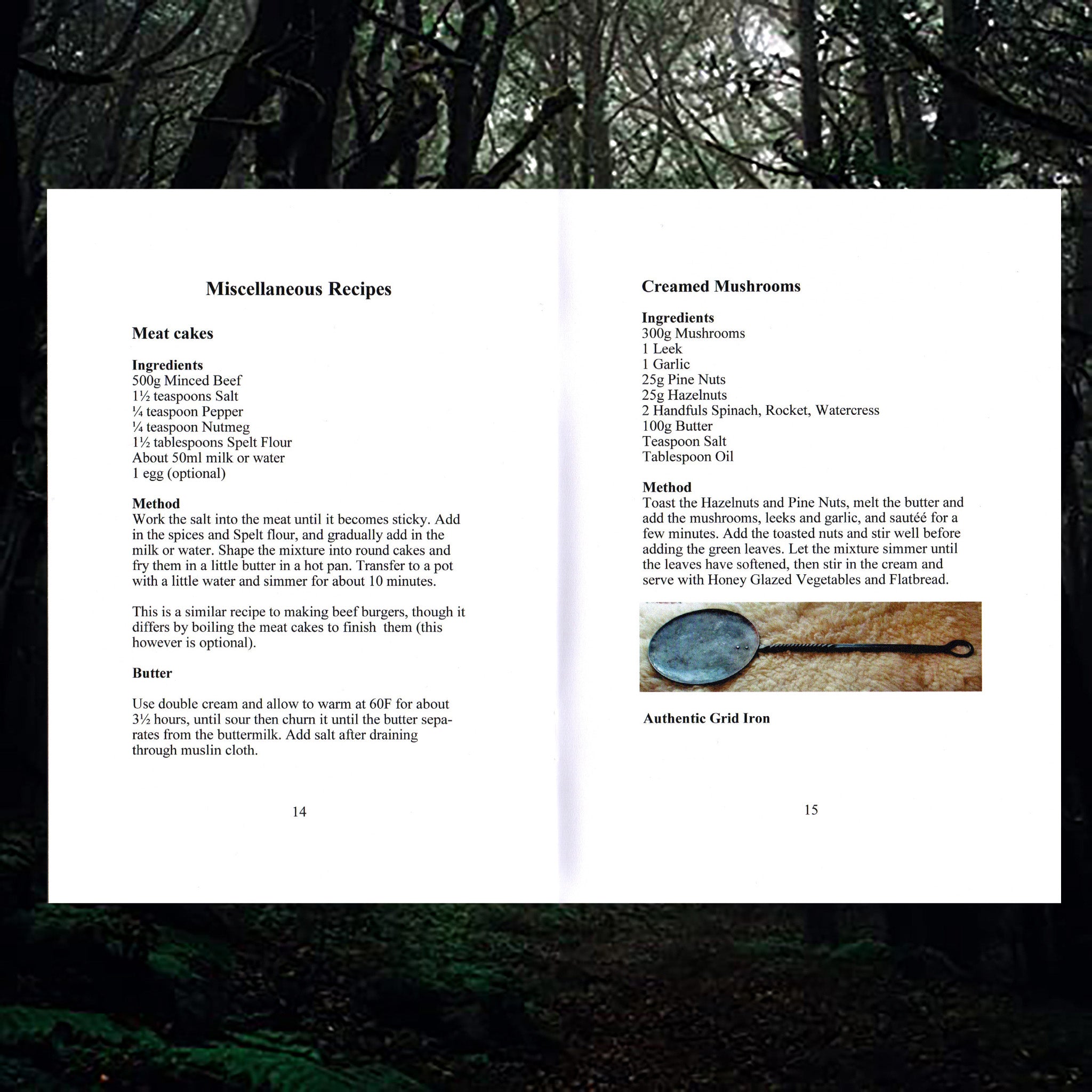 Viking Age Recipes Book by Ragnar Skjotrson - Inside Pages