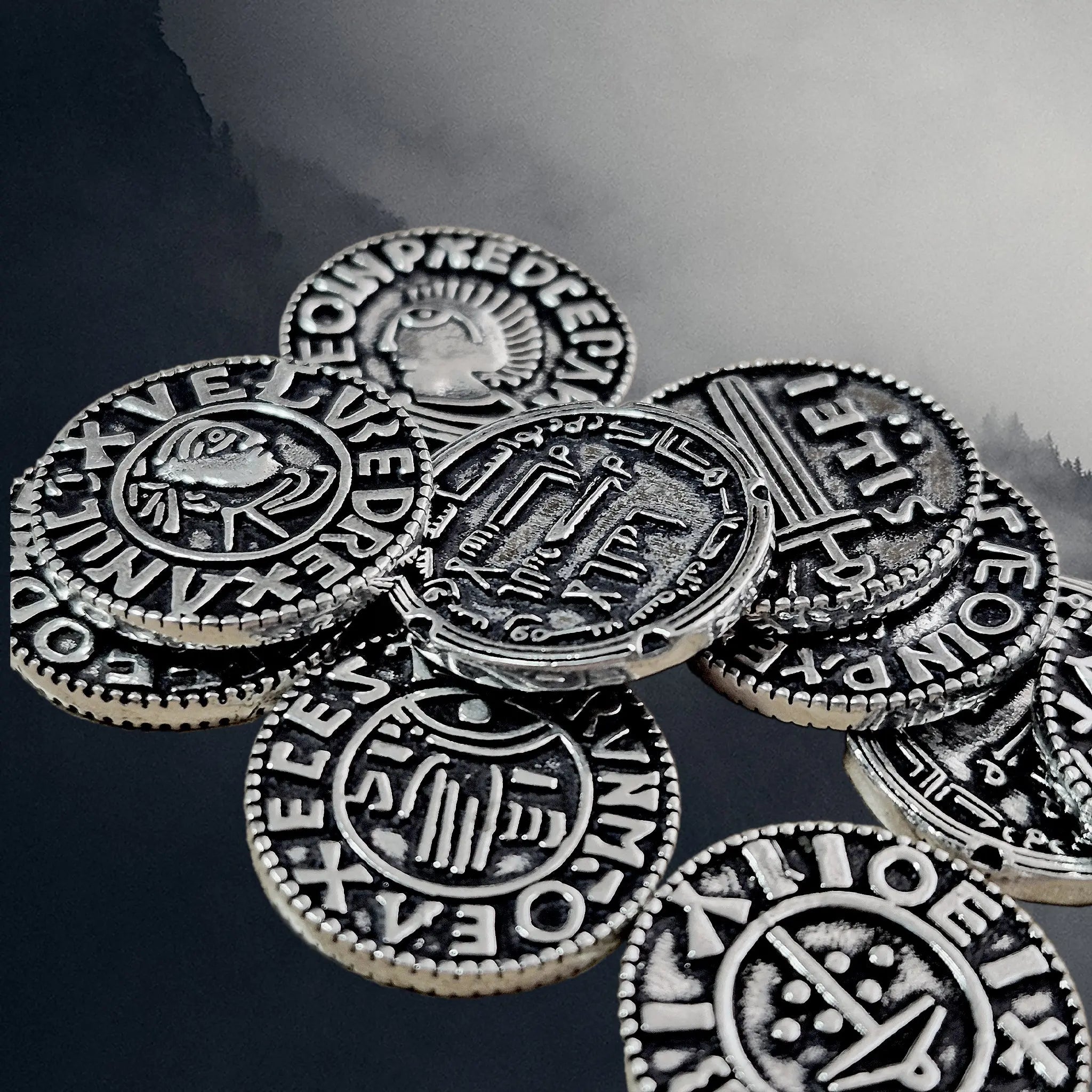 Assorted Silver Replica Viking / Saxon /Hiberno-Norse Coins Hoard