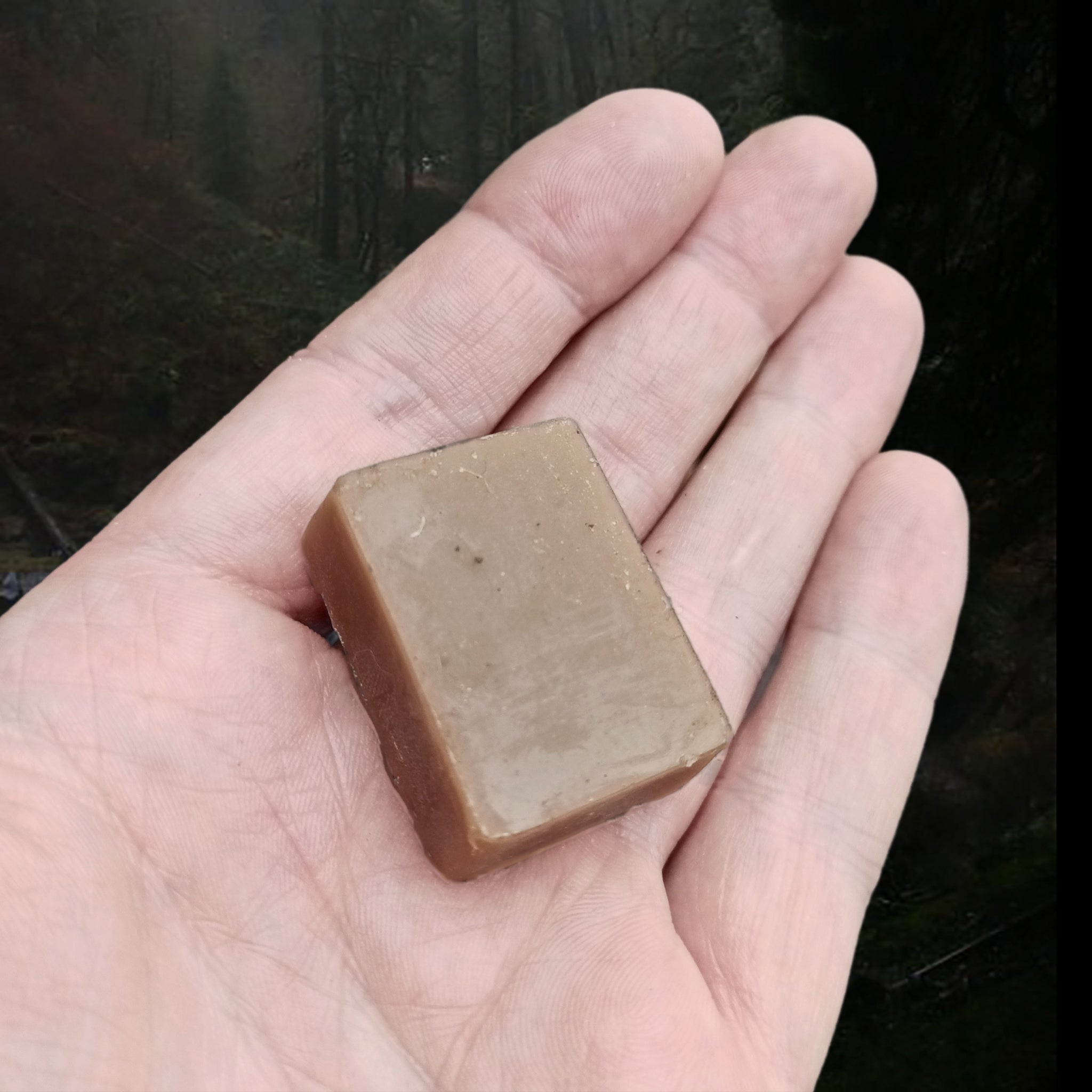 100% Natural Beeswax Cake / Block for Viking Leather Craft in Hand