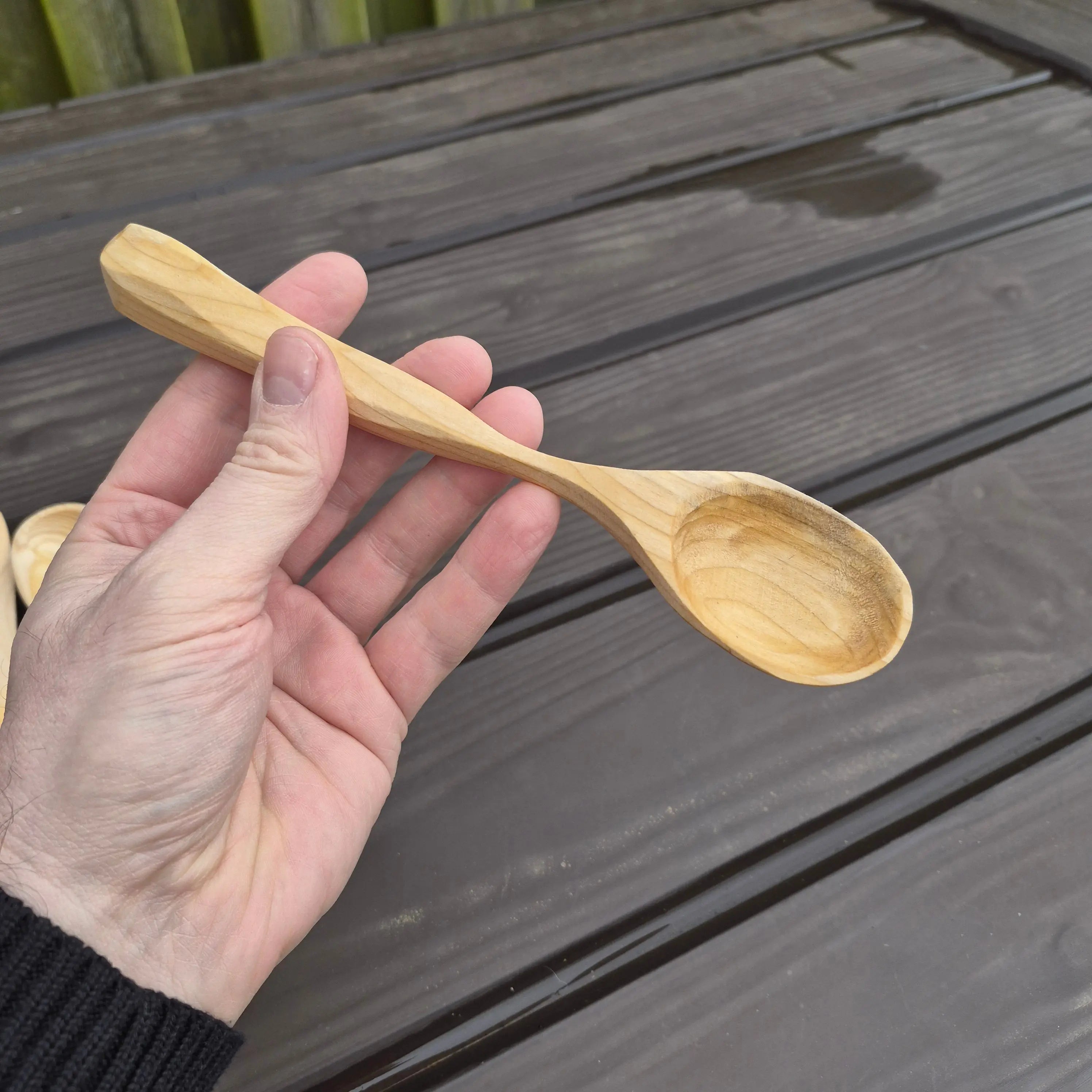 Viking Age Replica Handmade Alder Wood Spoon The Viking Dragon