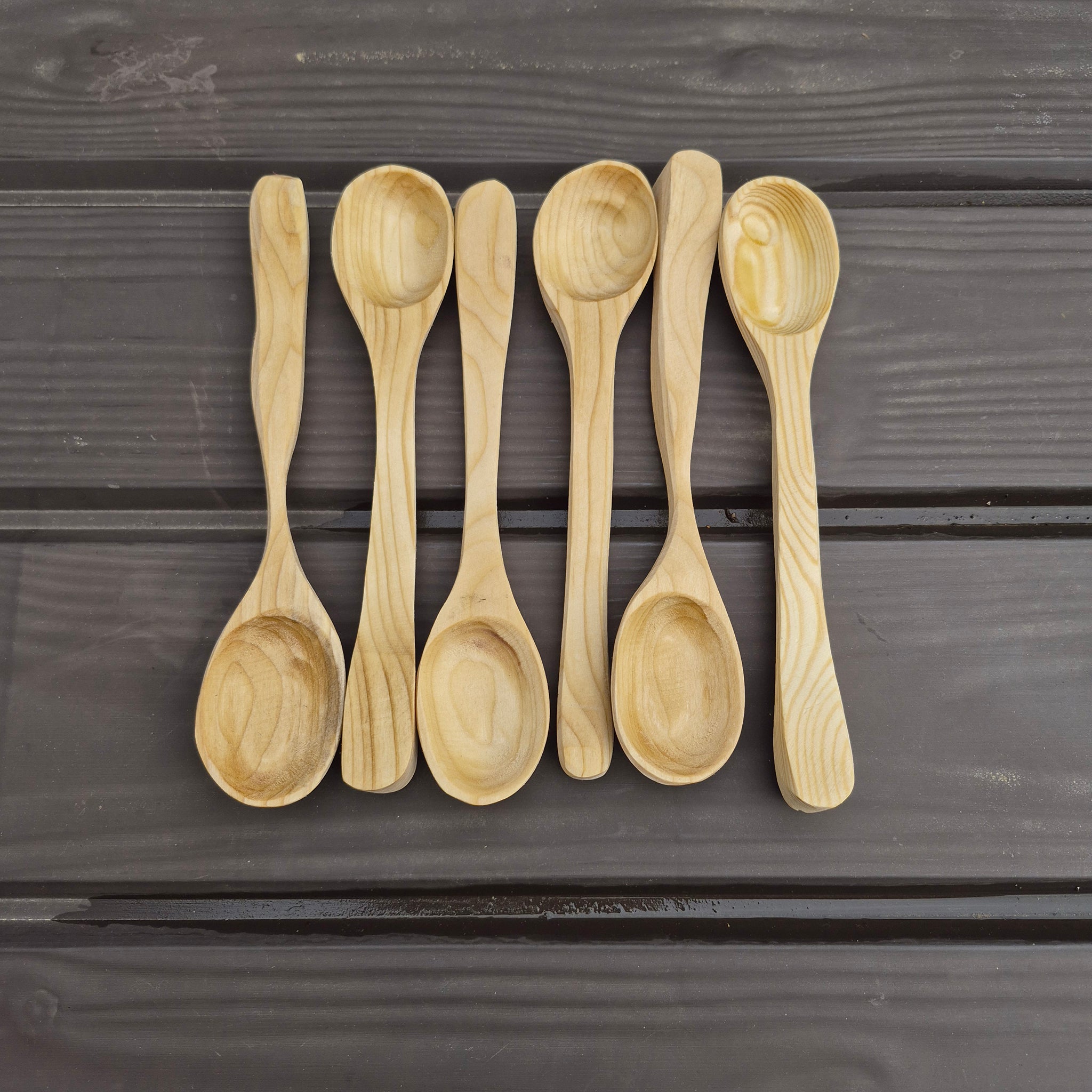 Viking Age Replica Handmade Alder Wood Spoons for Viking / Medieval Feasting