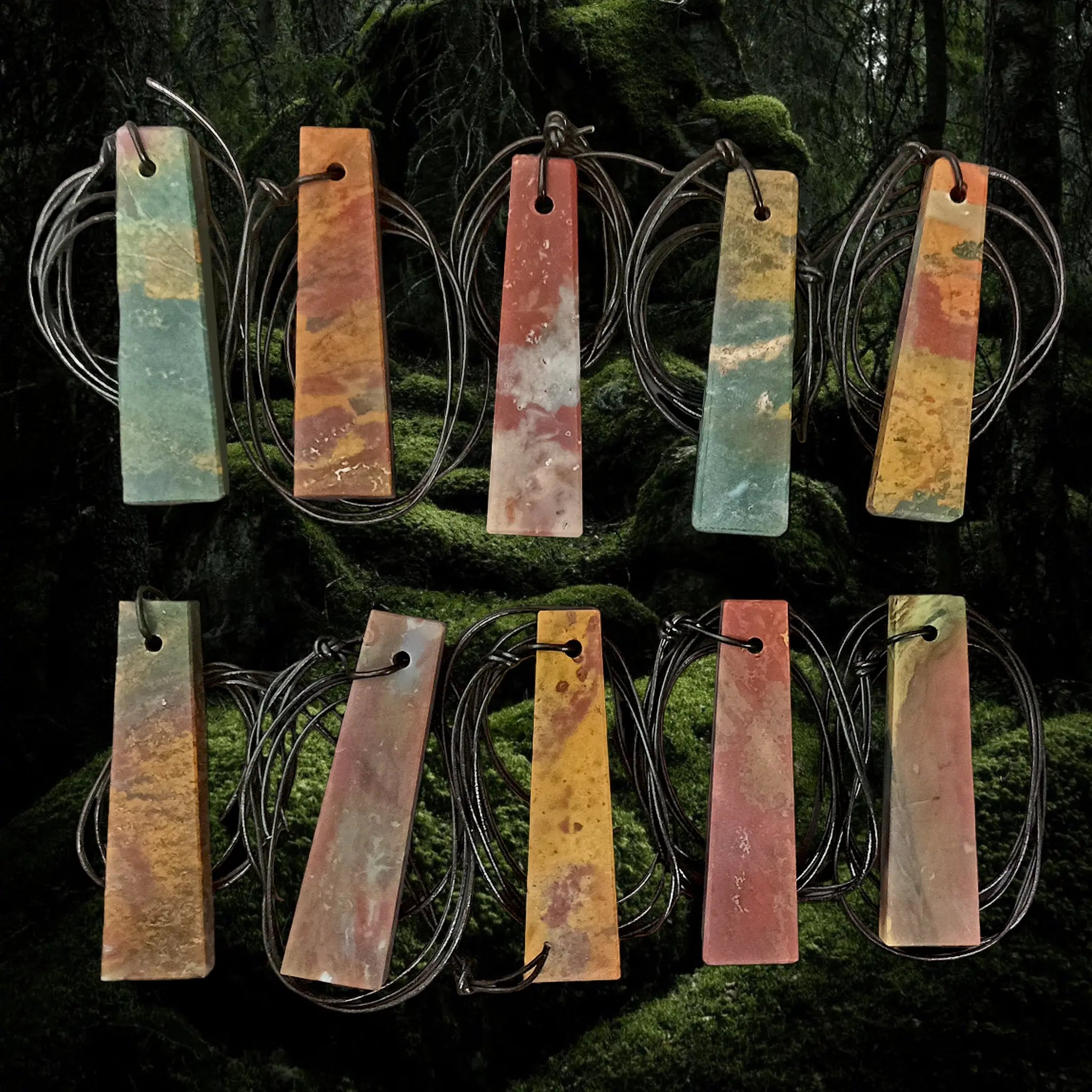 Banded Jasper Viking Whetstone Pendant The Viking Dragon