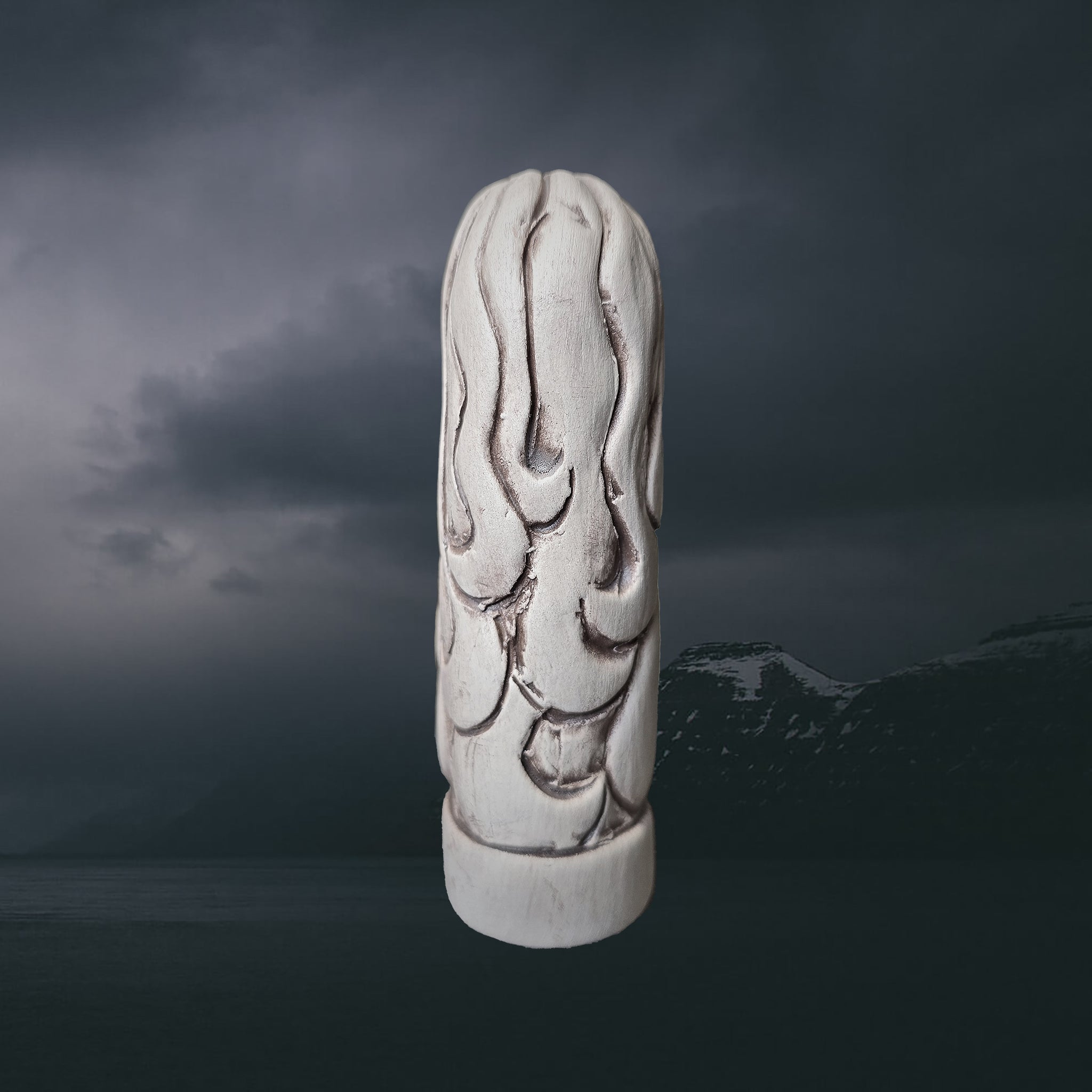 Hand-Crafted Ceramic Norse Goddess Jord Statuette