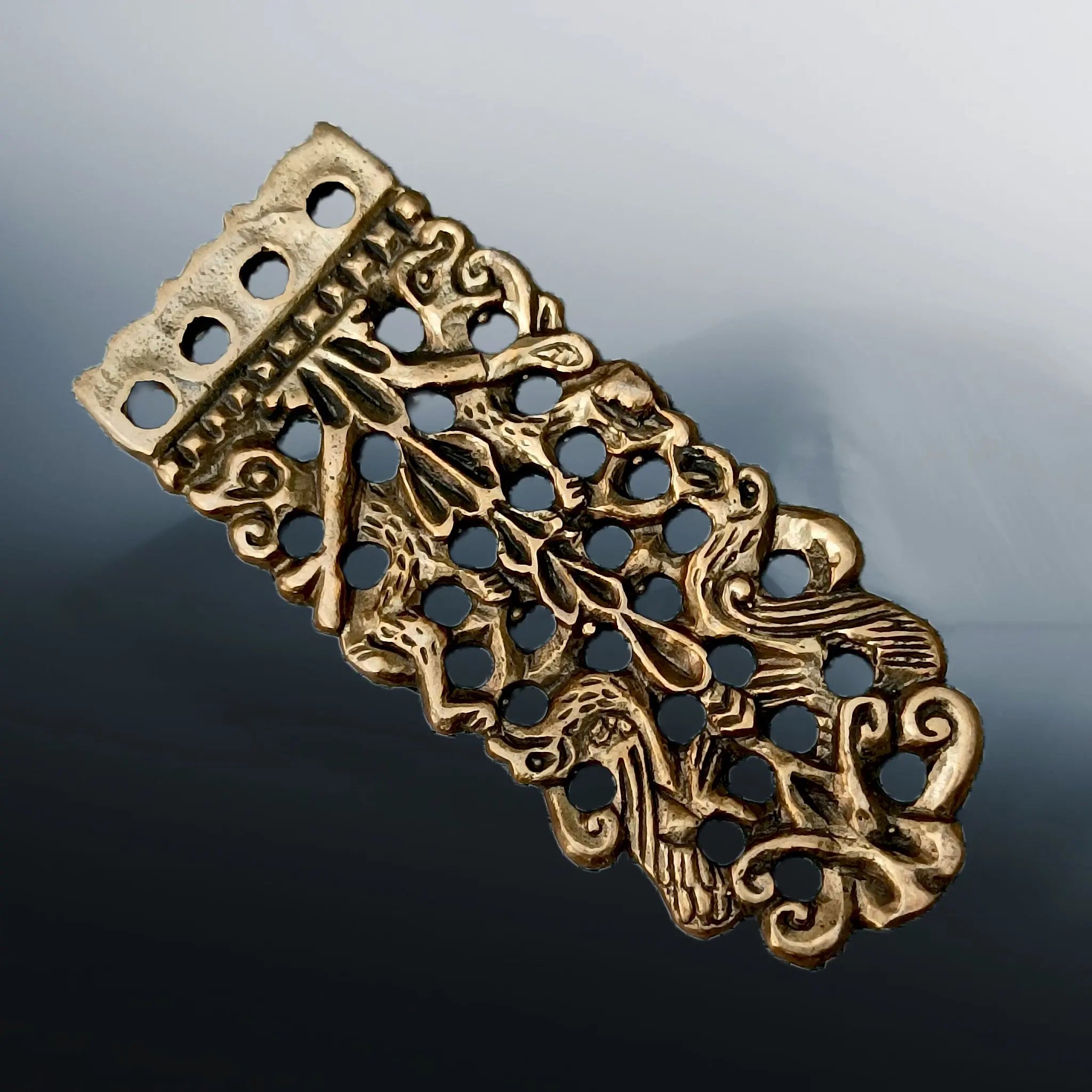 Large Bronze Viking / Saxon Strap End from Winchester