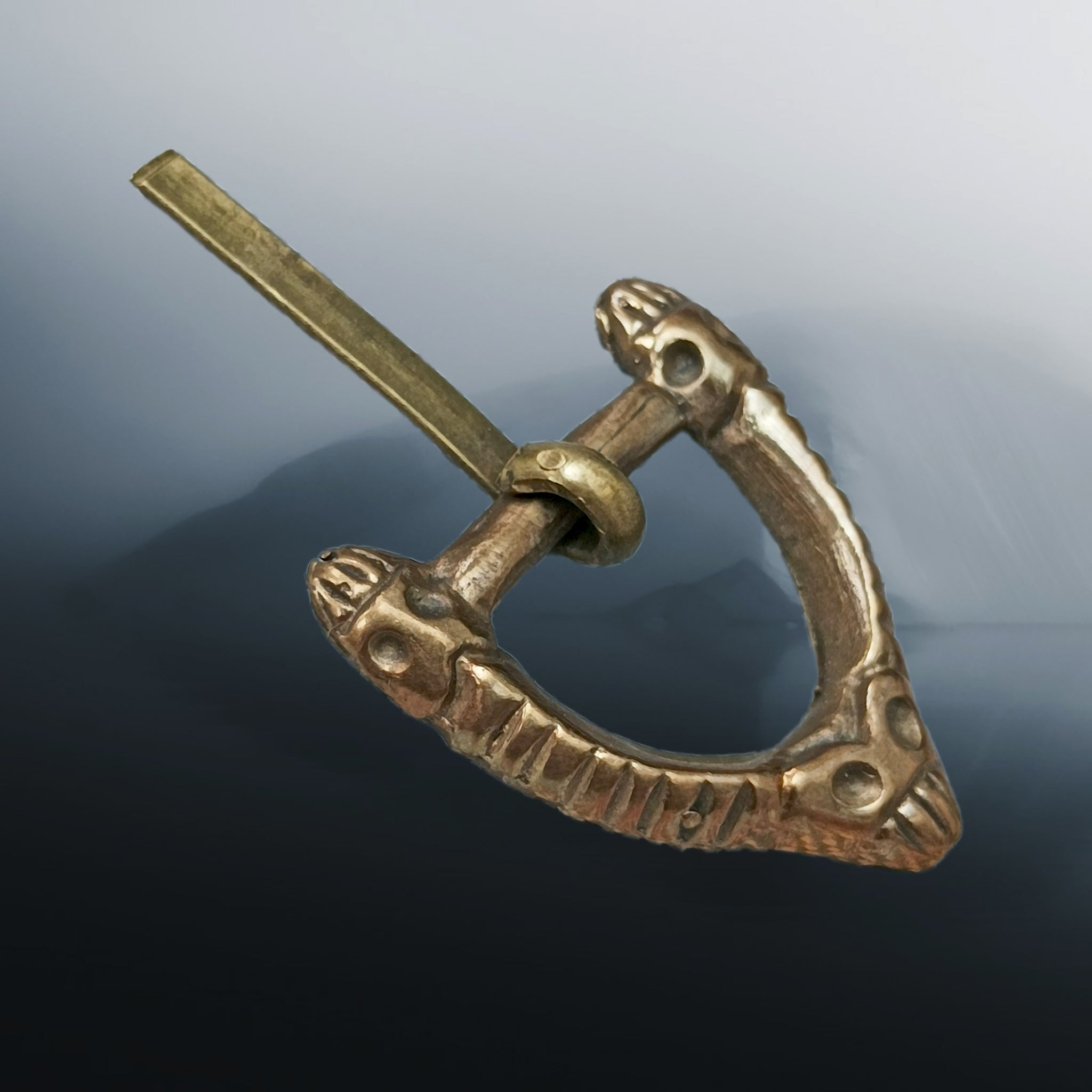 9th - 11th Century Viking / Saxon Bronze Buckle from Old Sarum with Open Pin