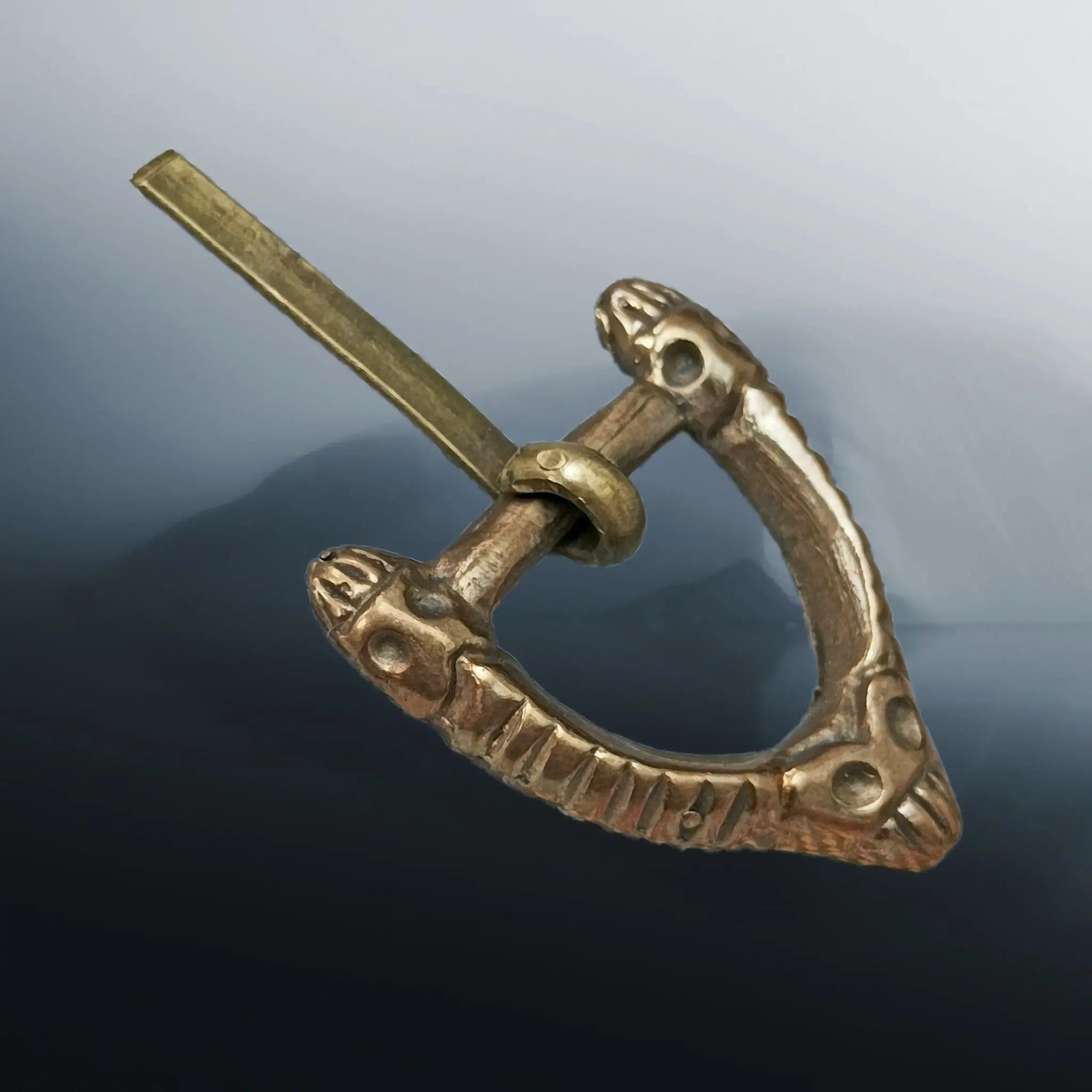 9th - 11th Century Viking / Saxon Bronze Buckle from Old Sarum with Open Pin