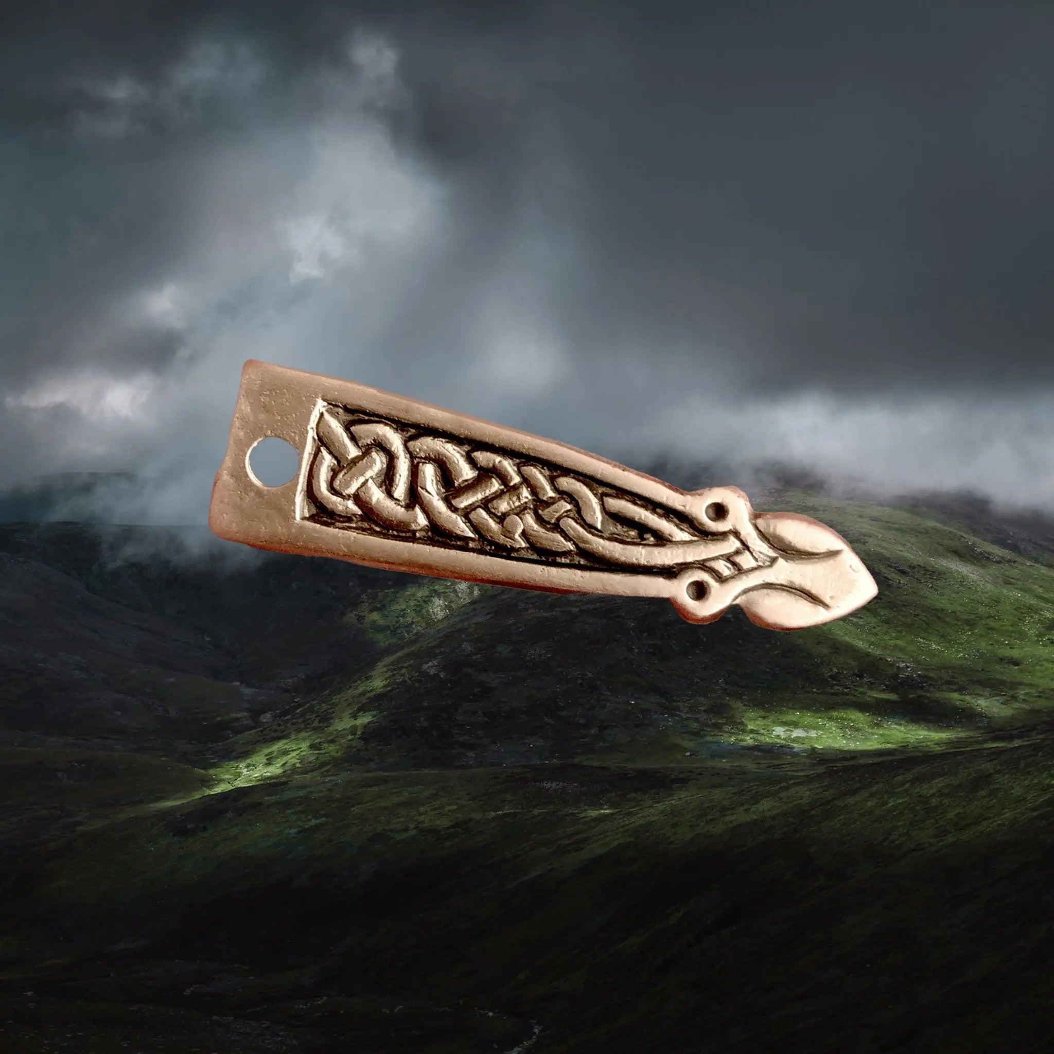 Small Bronze Viking / Saxon Strap End from York