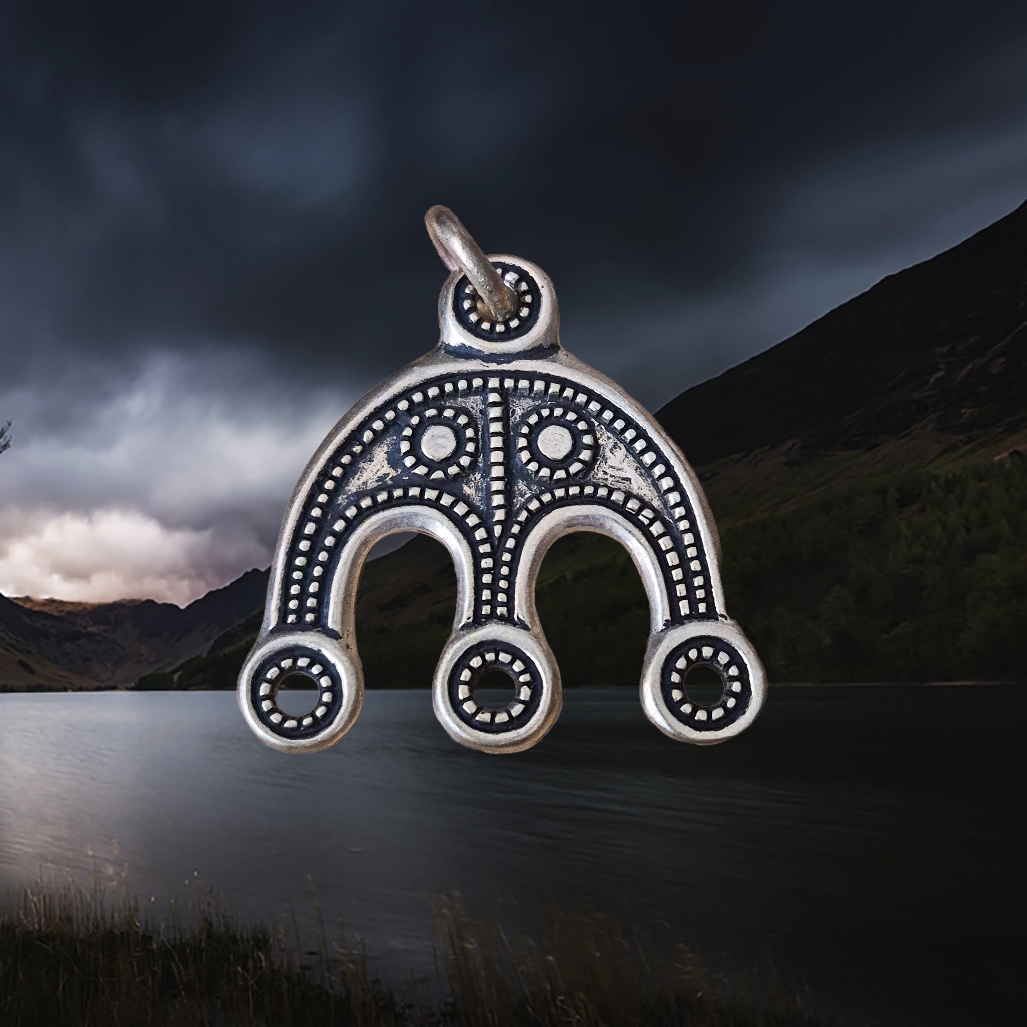 Viking Replica Grave Find - Bronze Bead Divider from Öland, Sweden