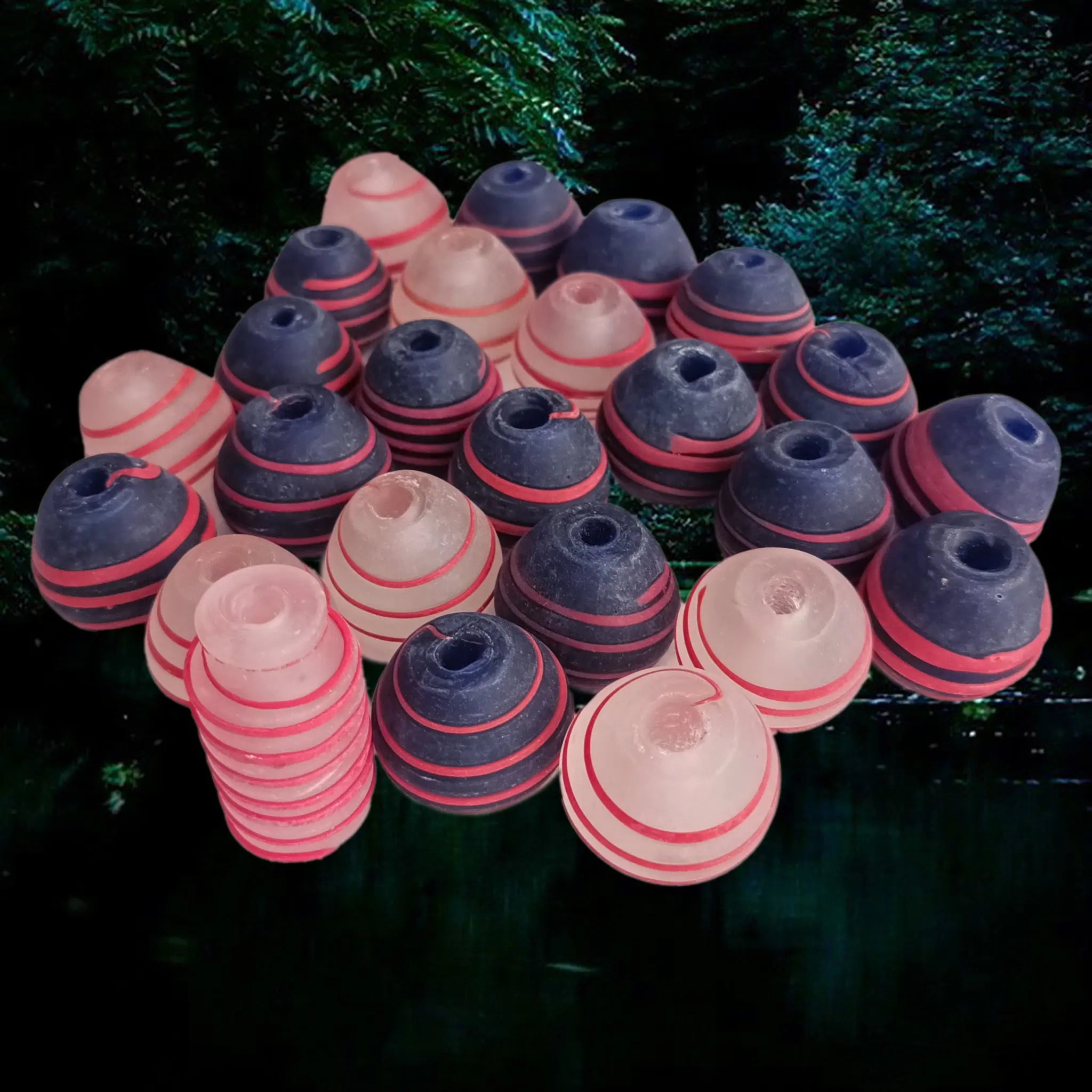 Handmade Glass Pieces for Viking Hnefatafl Game - Full Set