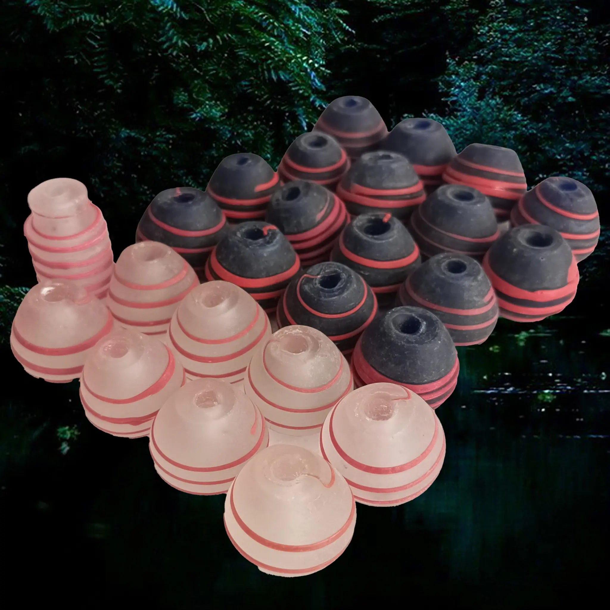 Handmade Glass Pieces for Viking Hnefatafl Game