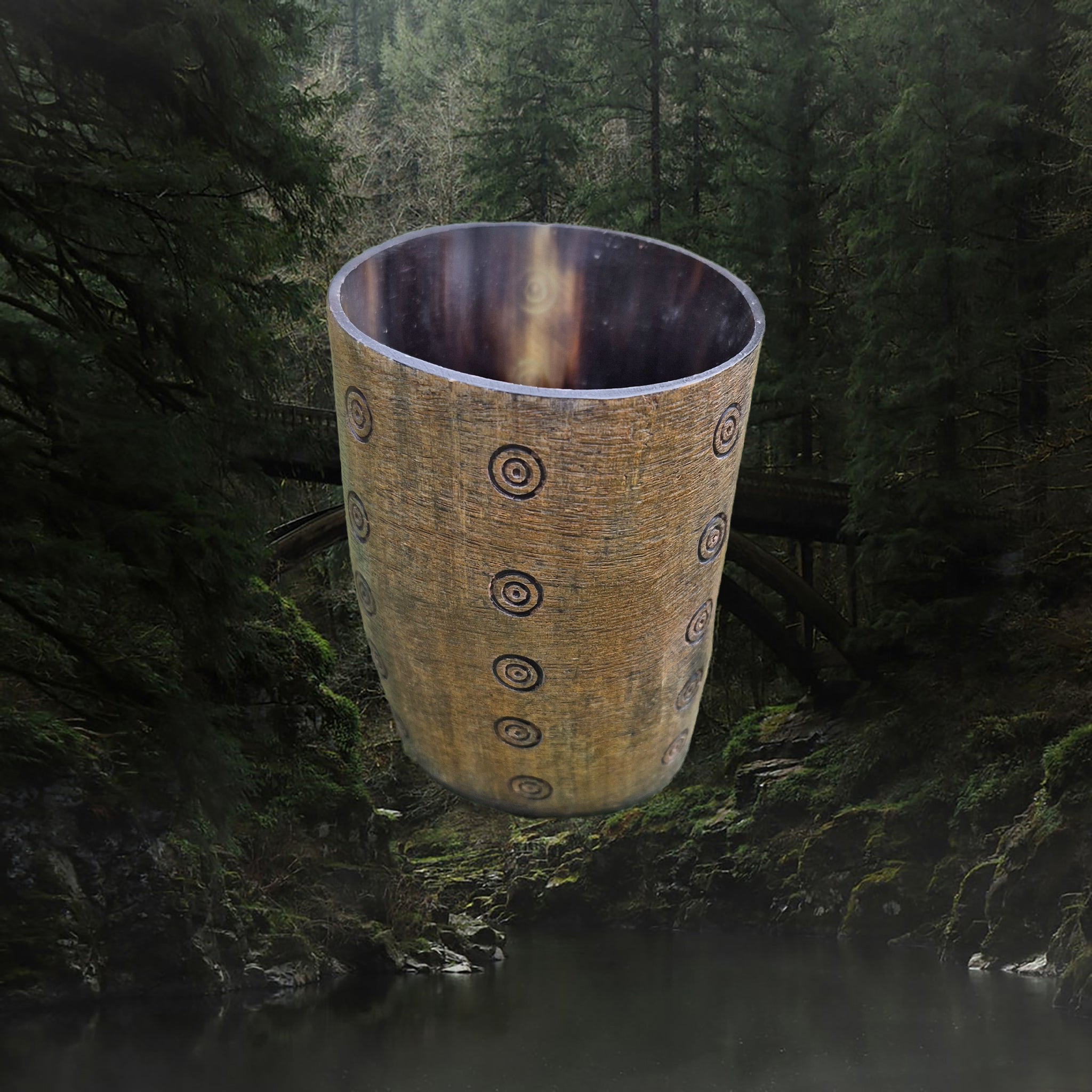 Handmade Replica Viking Age Horn Dice Cup from Vimose, Denmark - Other Example