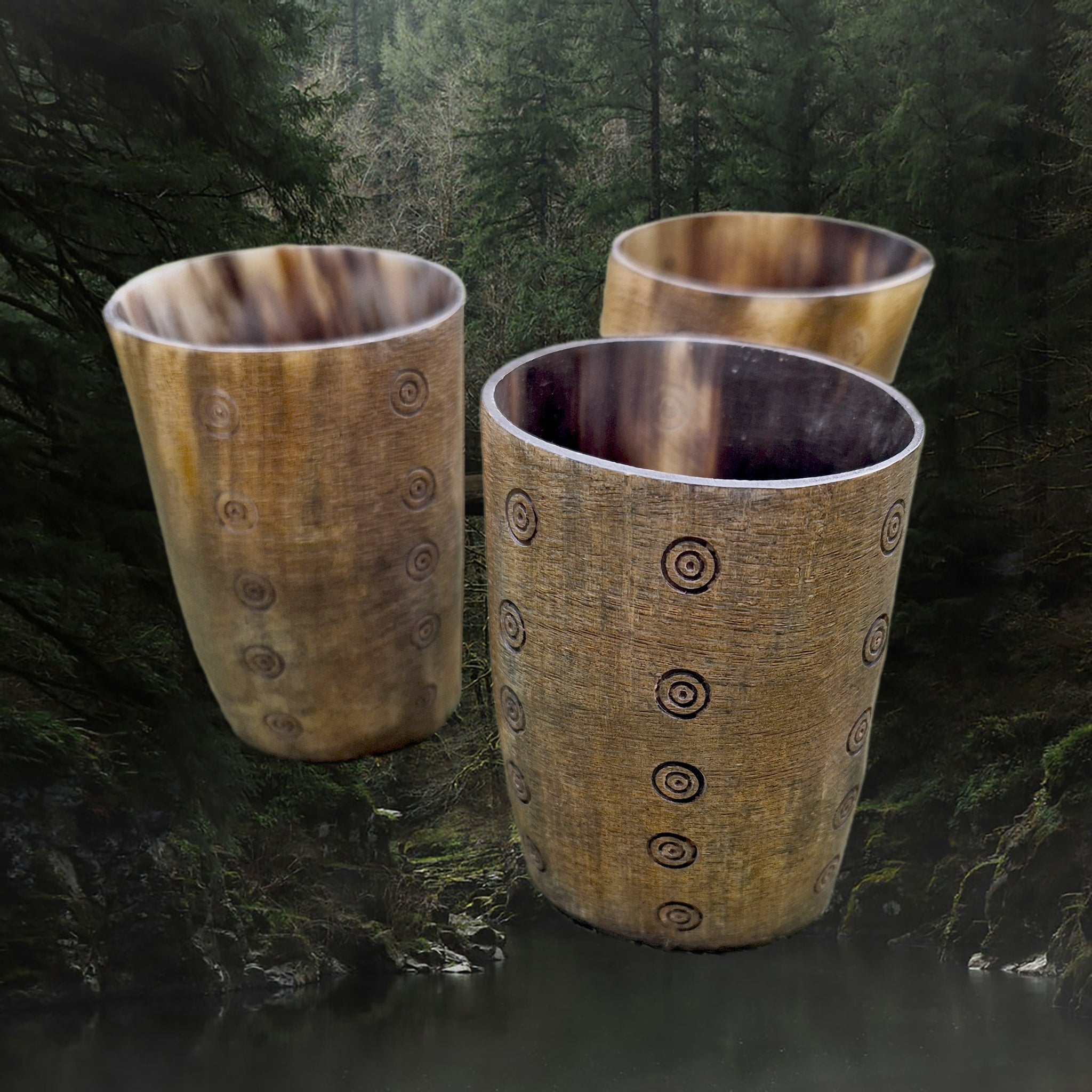 Handmade Replica Viking Age Horn Dice Cup from Vimose, Denmark - Examples