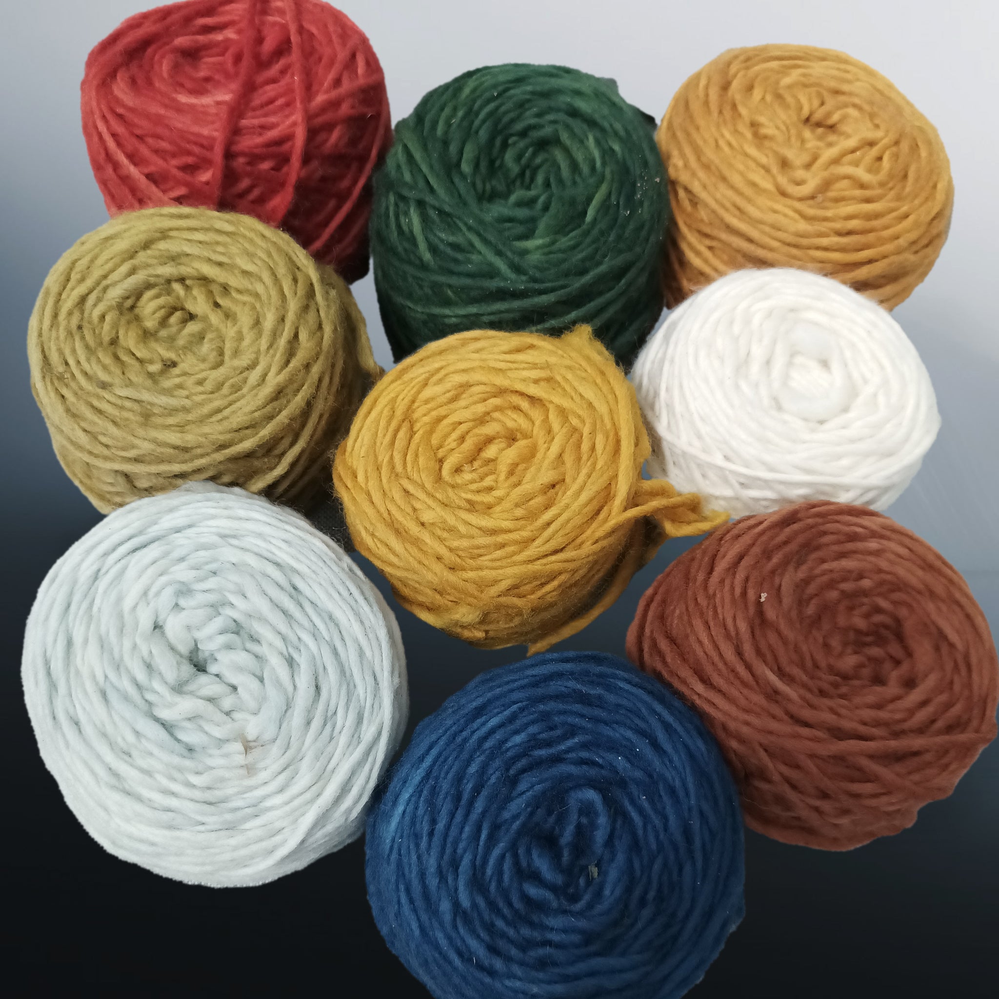 100g Nalbinding Wool Yarn Balls 1/1 in 9 Colours