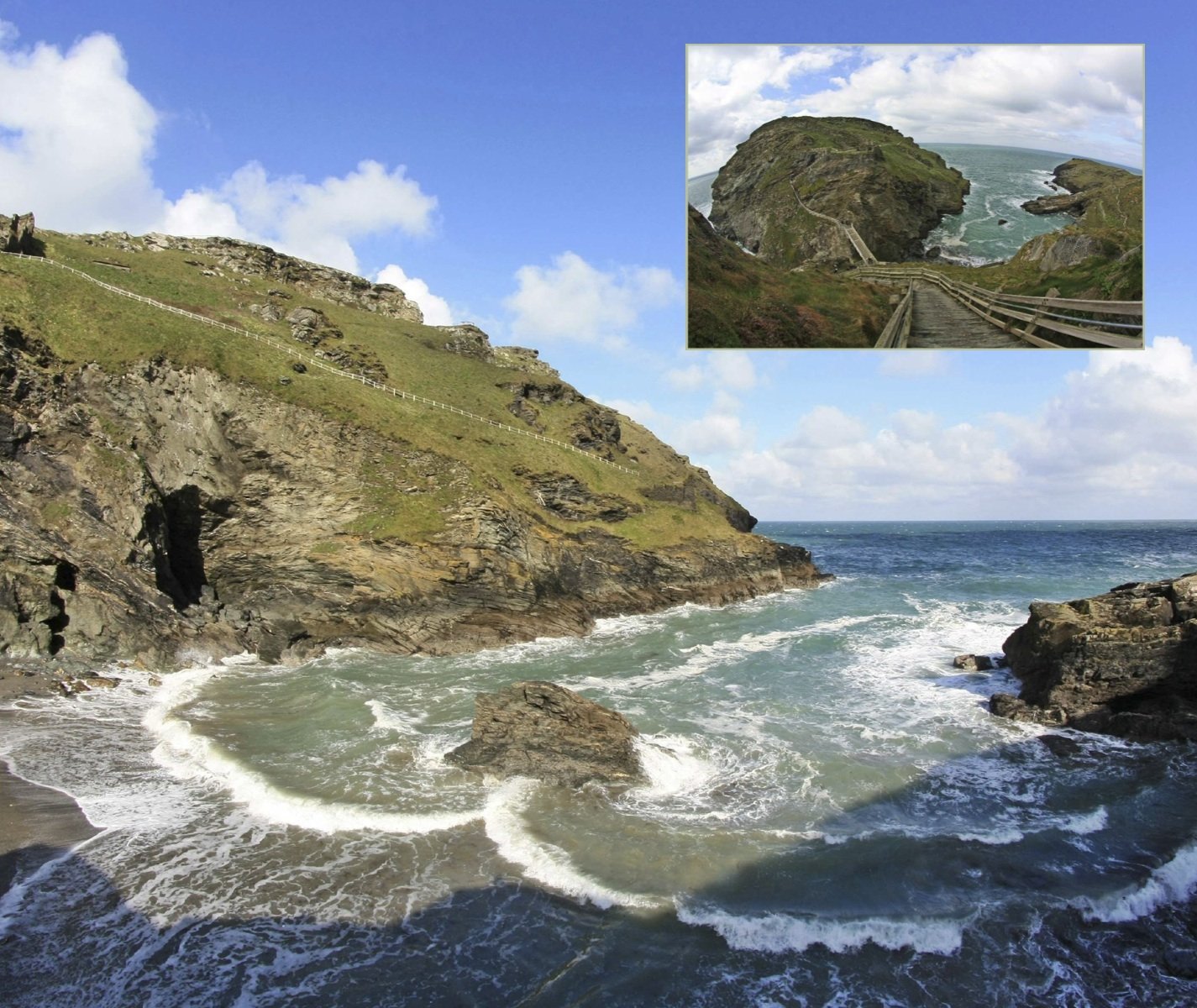 Magical Places Of Britain Book - The View to Merlin's Cave - Viking Dragon Books