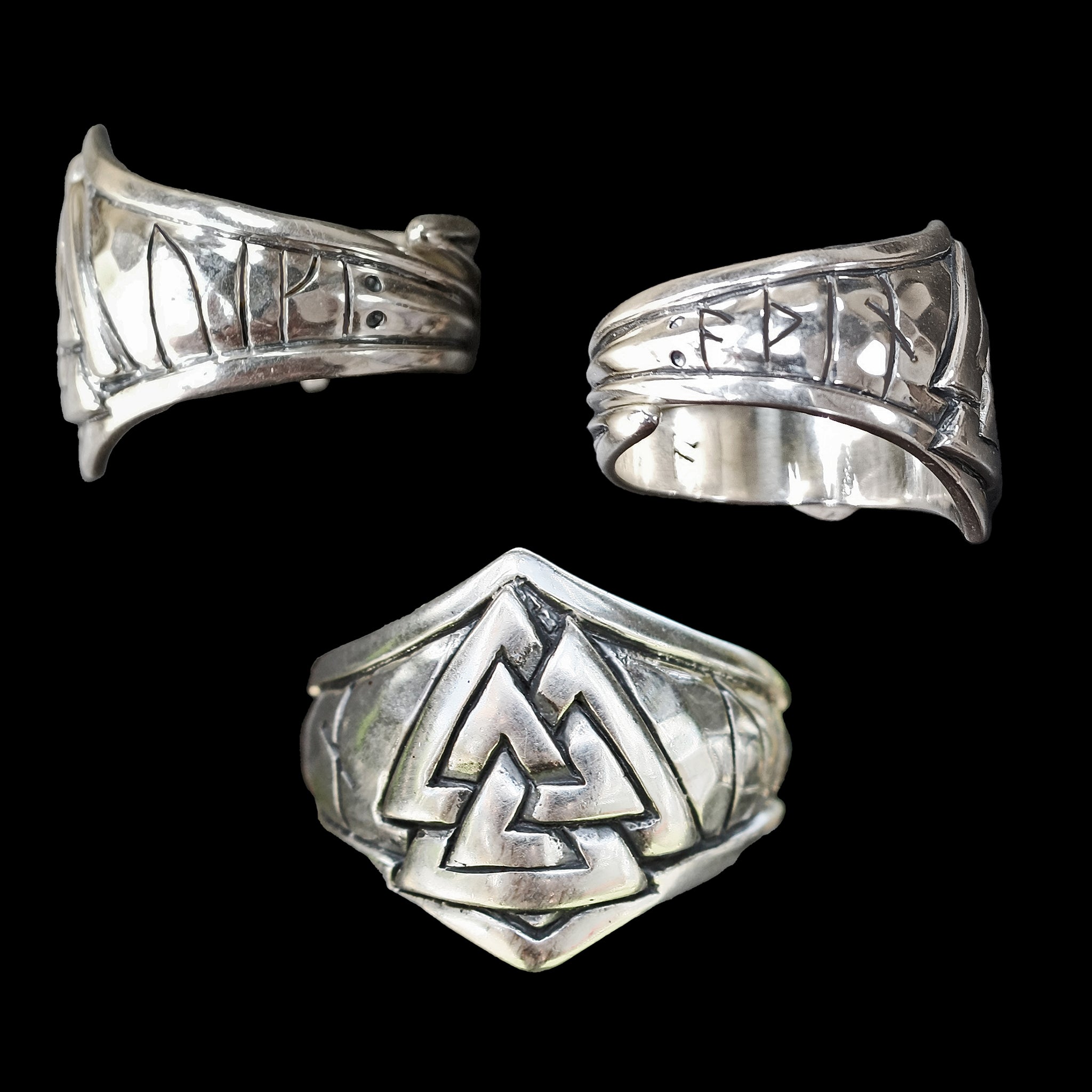 Silver Odin Protection Ring - Viking Rings