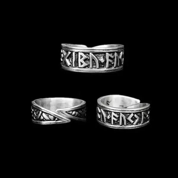 Silver Viking Rune Ring - Viking Rings