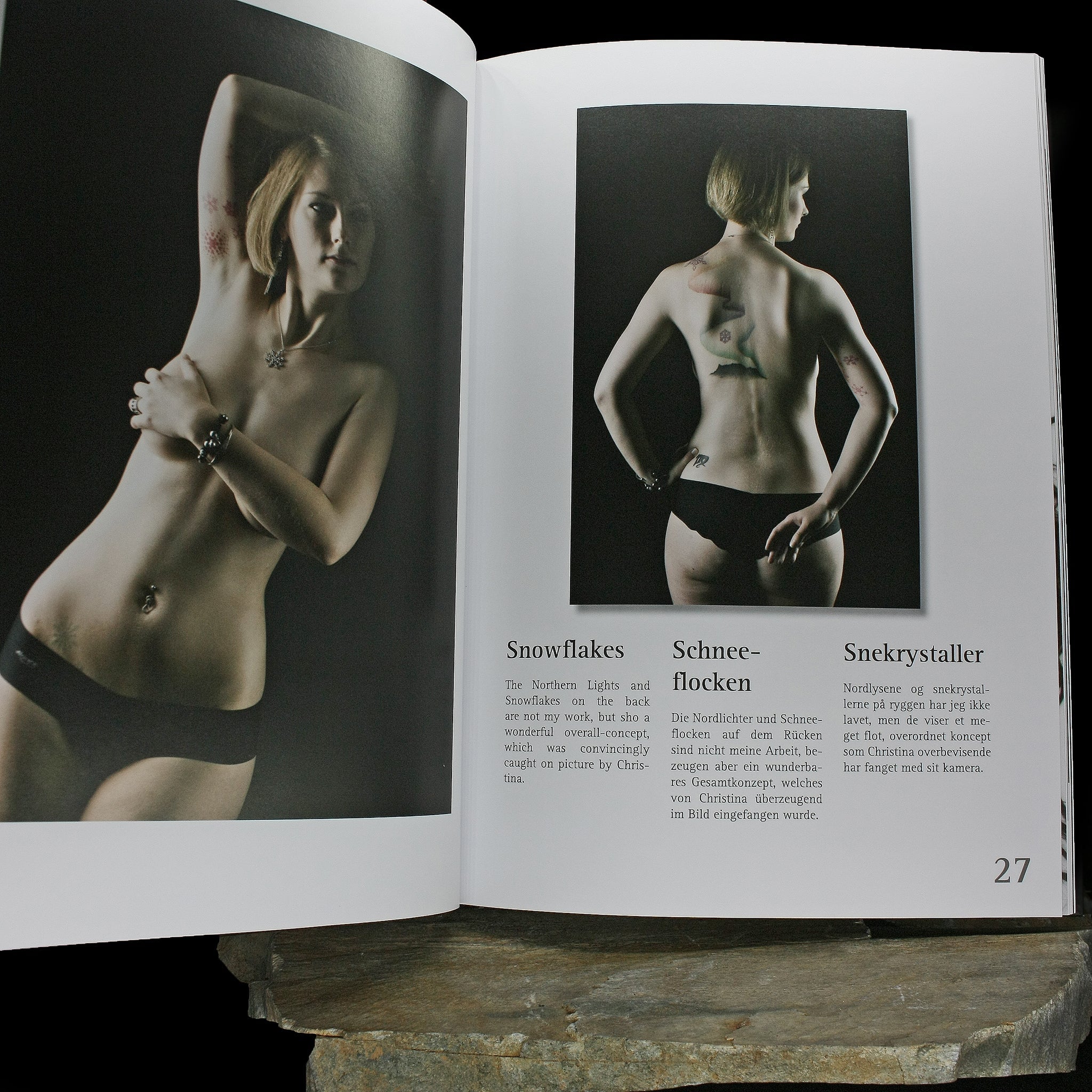 Nordic Tattoo Book by Kai Uwe Faust - Inside - Snowflakes