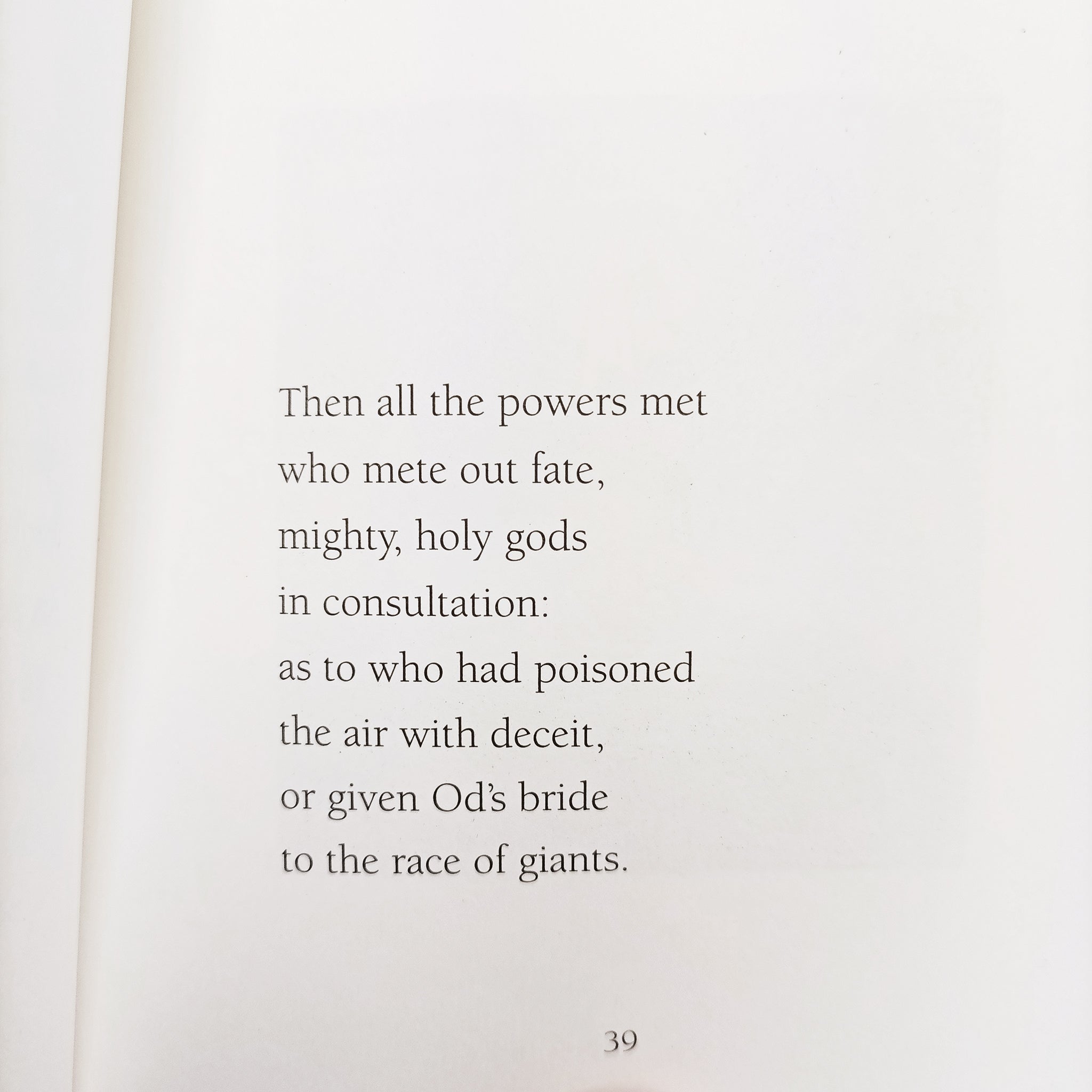 The Viking Prophecy Book - From The Voluspa - Inside Poem Text