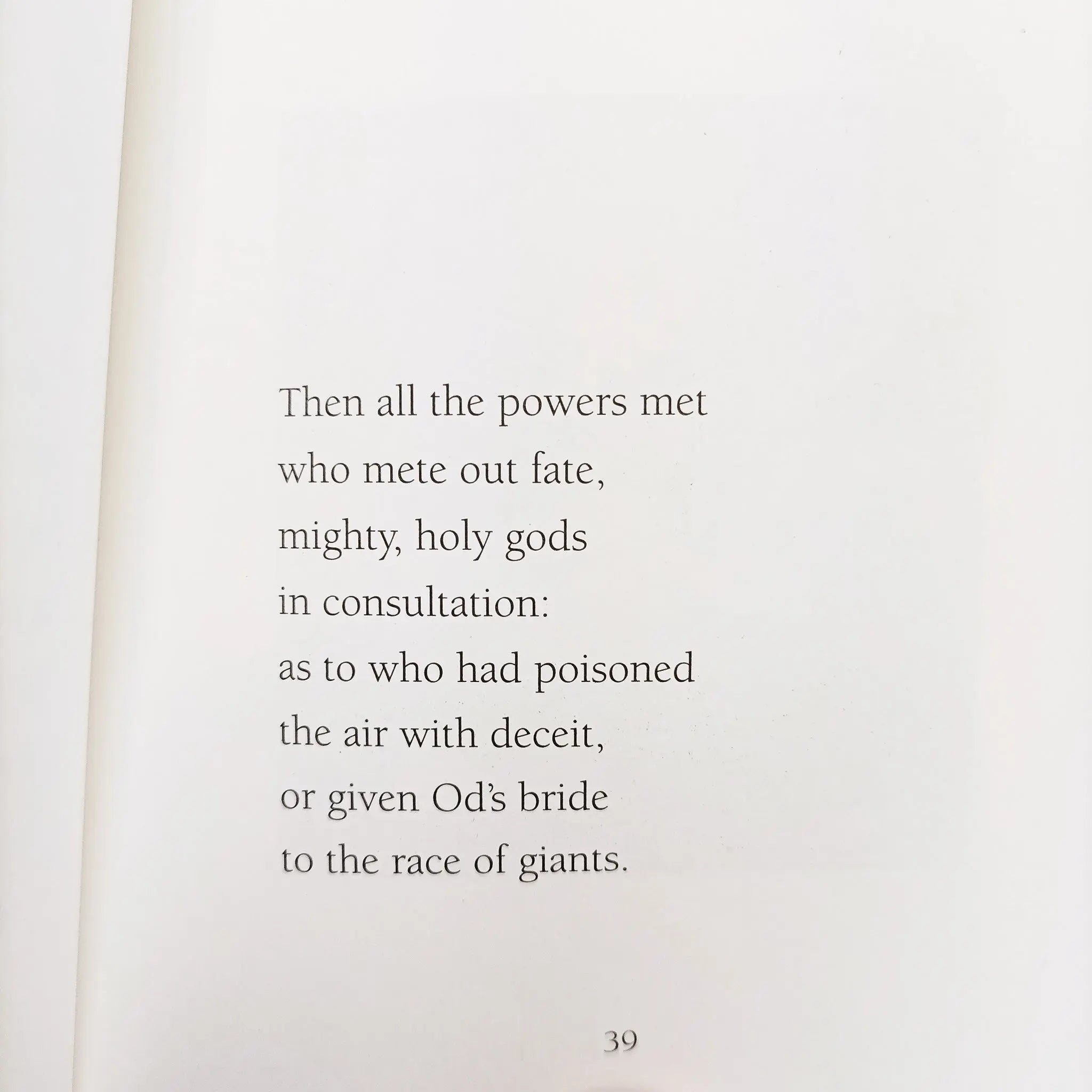 The Viking Prophecy Book - From The Voluspa - Inside Poem Text