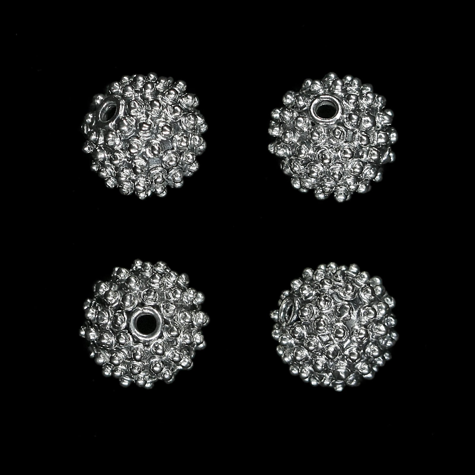 Silver Viking Beads from Visby - Knobbly