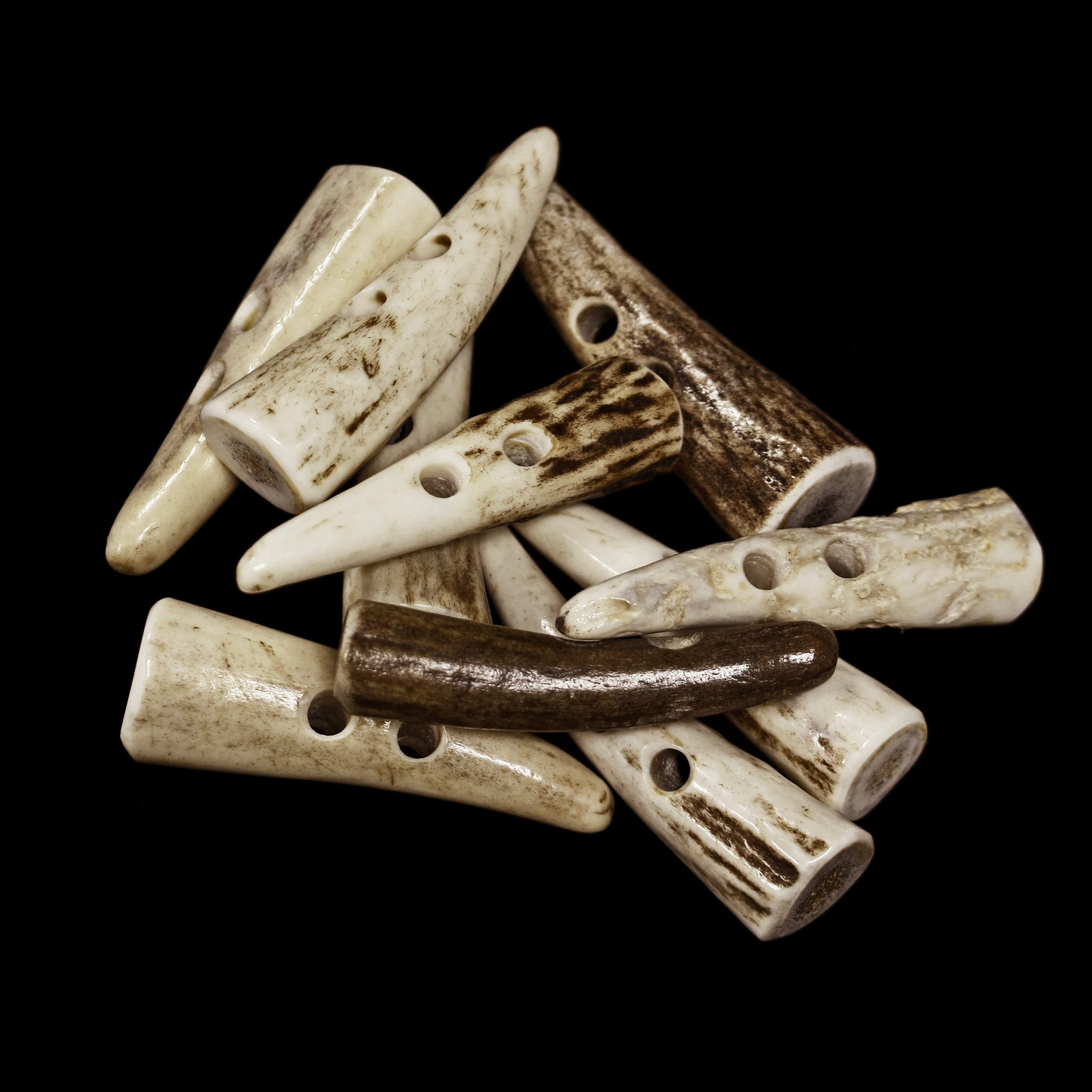 Large Red Deer Antler Toggle Pack Of 10