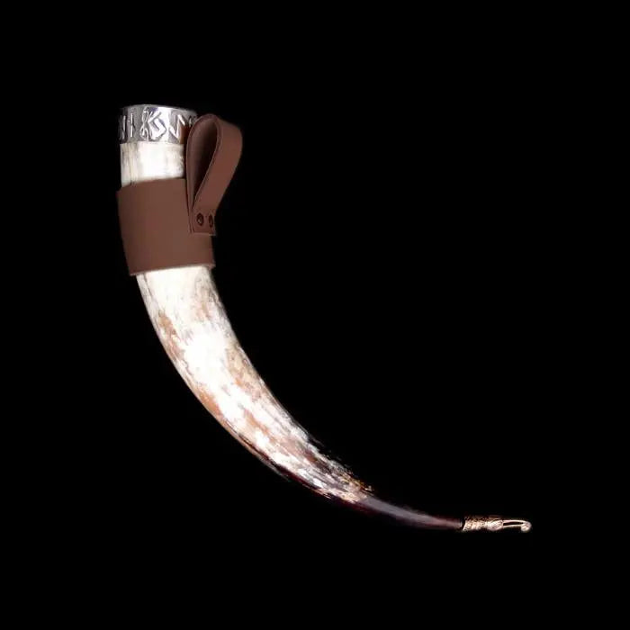 Large Custom Drinking Horn - Viking Drinking Horns