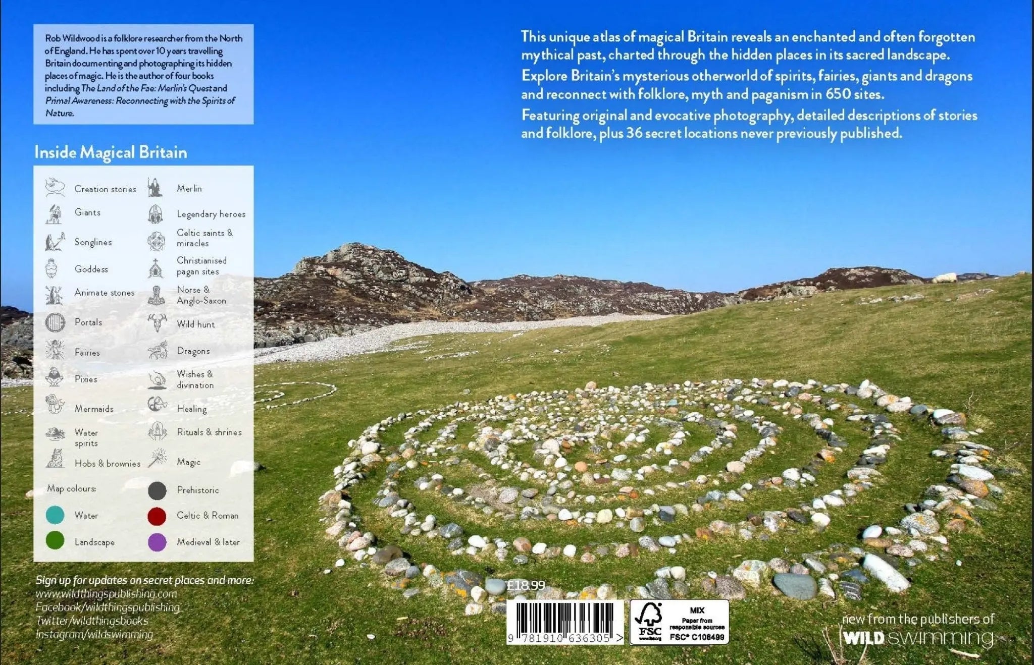 Magical Britain by Rob Wildwood - Back Cover