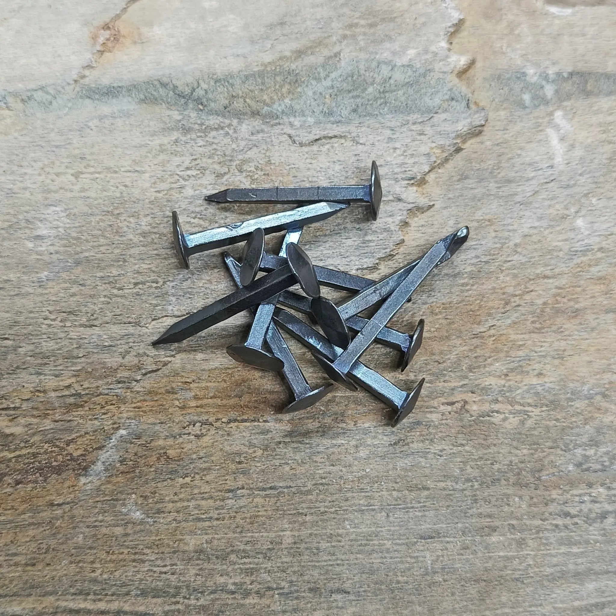 Forged Steel Rivets / Nails for Shield Bosses x 10