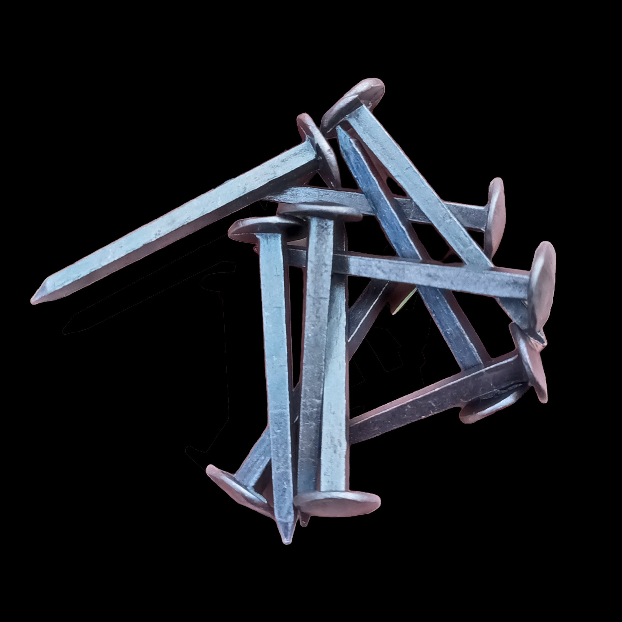 Steel Shield Rivets / Nails - Medium x 10