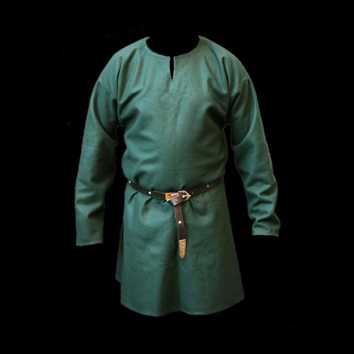 Wool Viking Tunic - S / Green - Viking Tunics