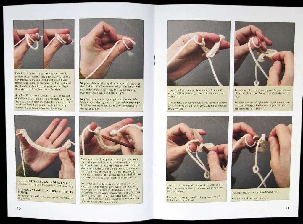 Nailbinding Instruction Book Inside - Viking Craft & Design Books