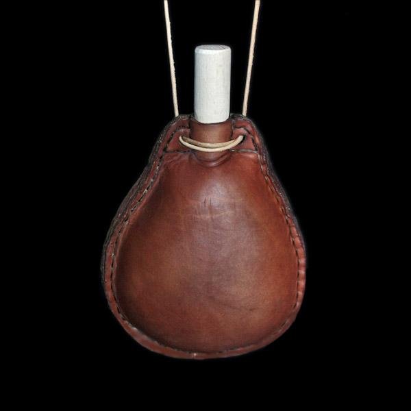 Large Leather Water Bottle - Viking Accessories