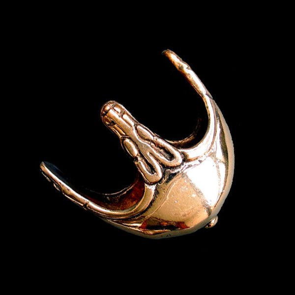 Viking / Saxon Replica Bronze Scabbard Chape from York, England - Viking Weapons Accessories