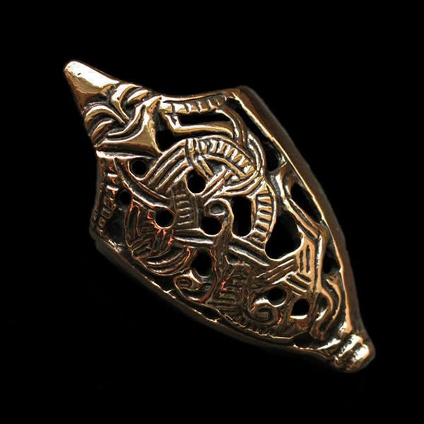 Gotlandic Bronze Replica Viking scabbard Chape - Viking Weapons Accessories