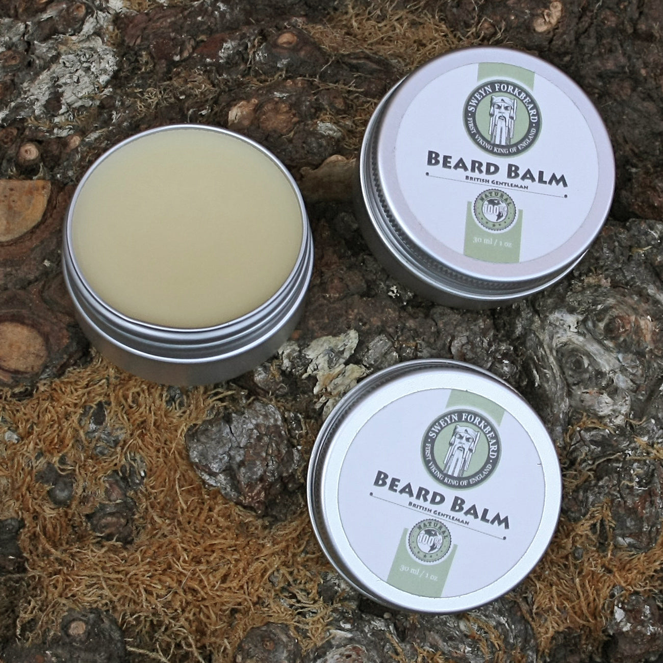 British Gentleman Beard Balm 30 ml / 1 oz Tin - Modern Viking Grooming Accessories