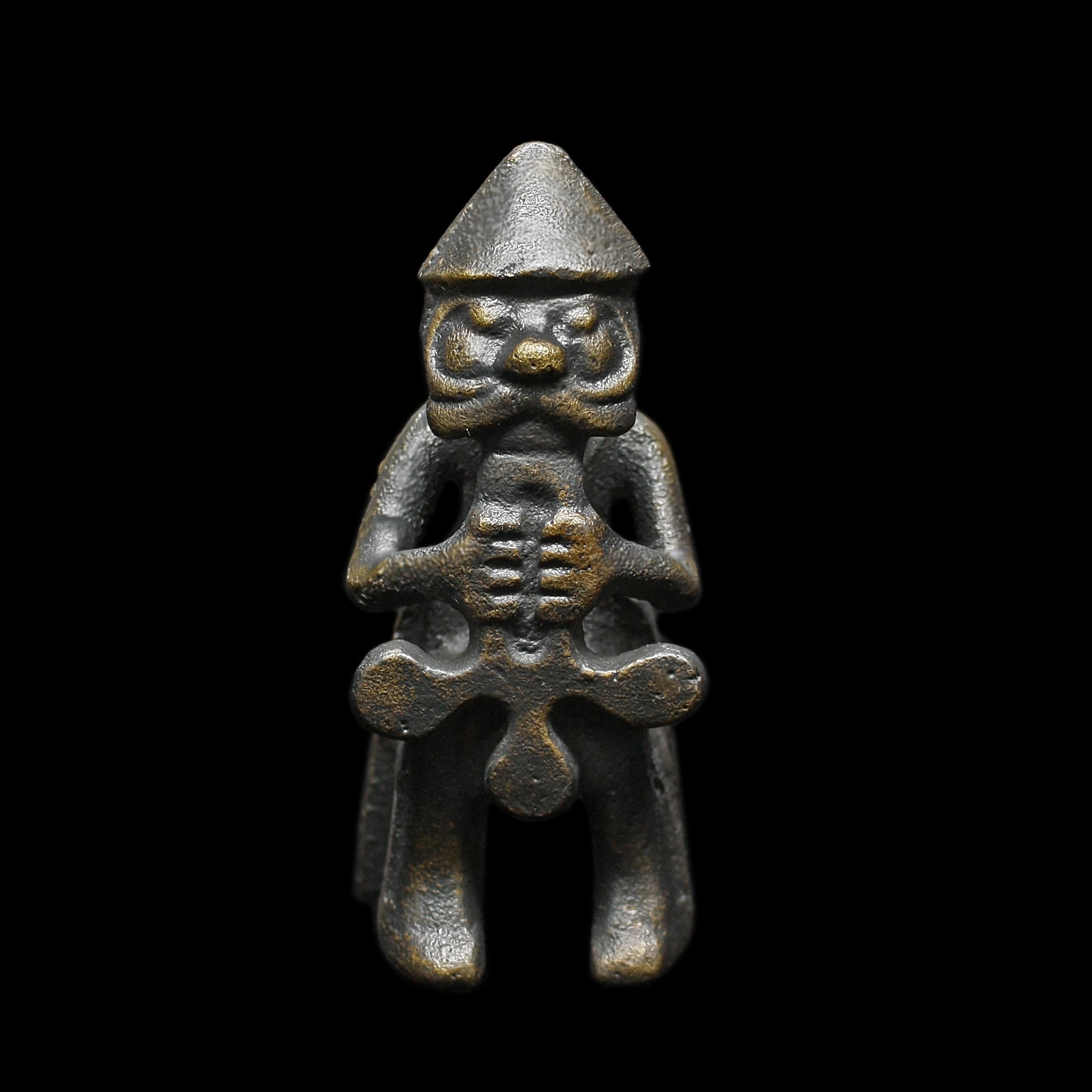 Statue of the Norse God Thor in Solid Bronze - Front View