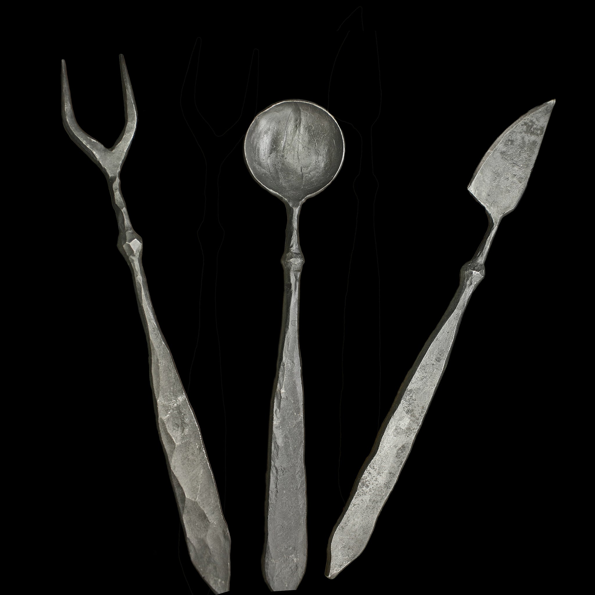 Iron Medieval Banquet Set - Viking Eating Utensils