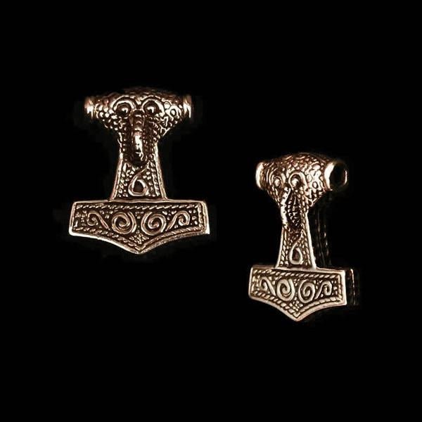 Small Bronze Skåne Thors Hammer - Thors Hammers